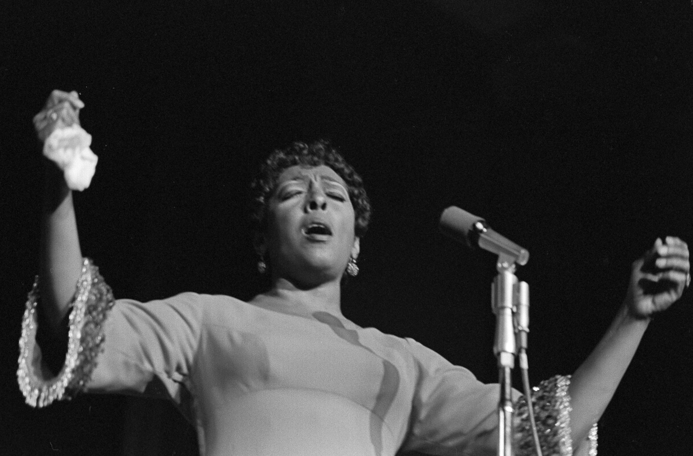   Carmen McRae  at the Berkeley Jazz Festival in 1968. 