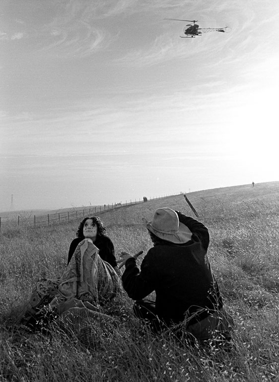  On the perimeter of the hills where 300,000 music fans had gathered to hear the Airplane and the Stones free, there was room for quiet conversation and more. 