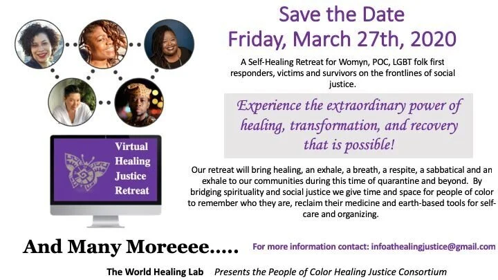   Virtual Healing Justice Retreat: Healing Forward-The Way to Remembering Who You Are! 
