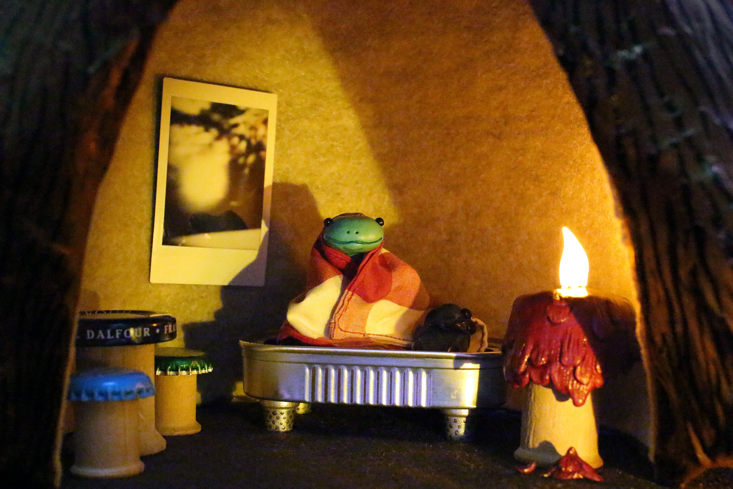 Snuggley with Bugley, mixed media.jpg