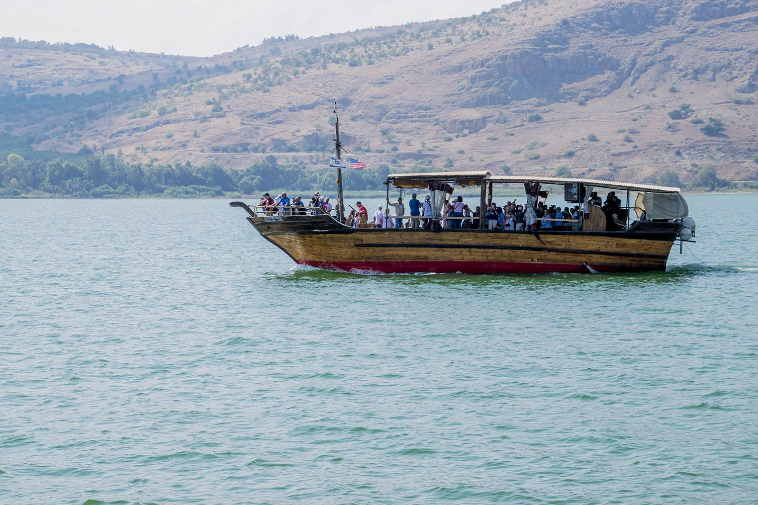 small boat on the sea of galilee.jpg