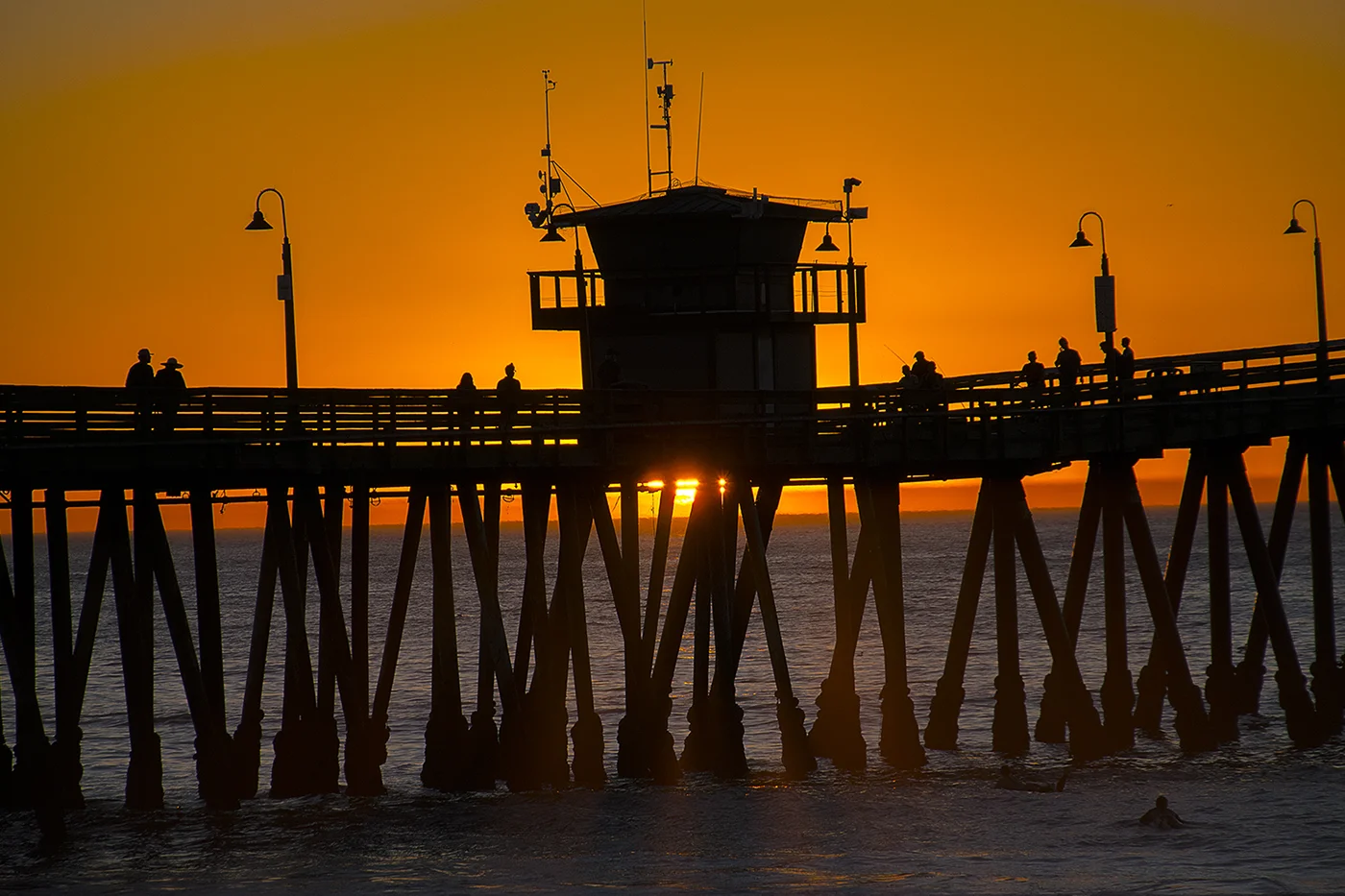 Pier on Imperial Beach California