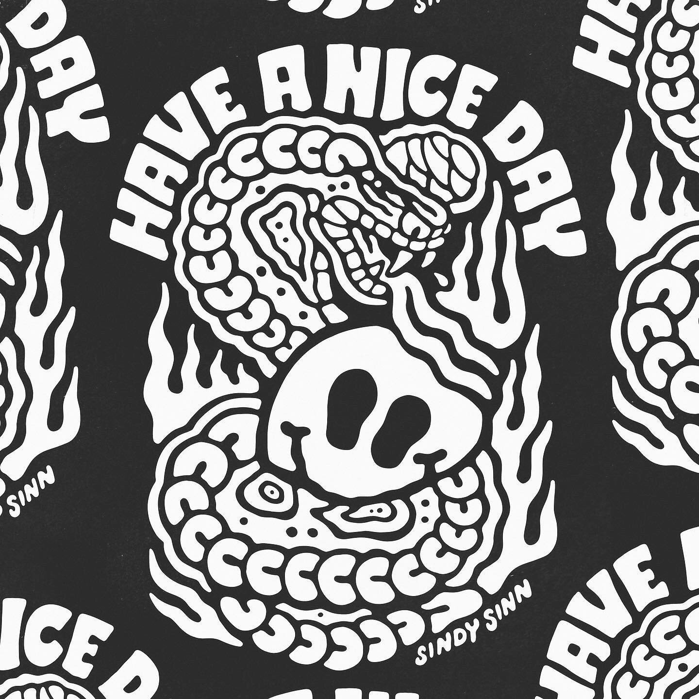 The HAVE A NICE DAY design, one of three new shirts available in the store on limited presale. Perfect for anyone who&rsquo;s tired of putting it on while they squeeze ya down.
Available til Thursday night then never again, so get ya order in and I&r