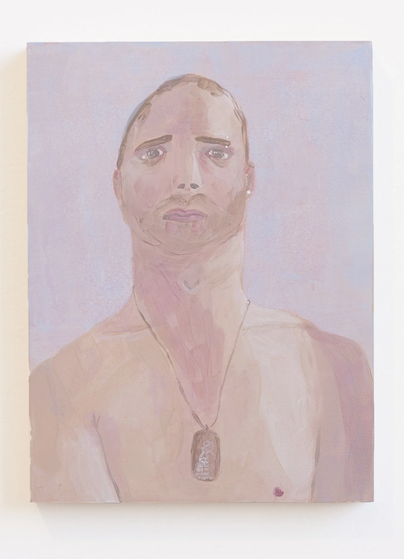 Maverick (Week 1) II , 2015 Acrylic and polymer gloss on board 30 x 20cm Photo by Nathan Brooker. 