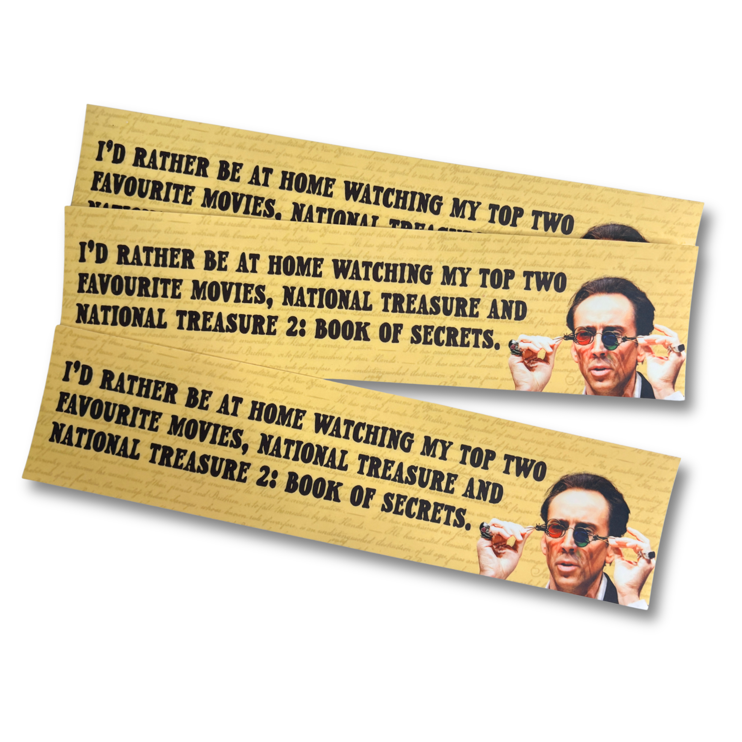 National Treasure Bumper Sticker