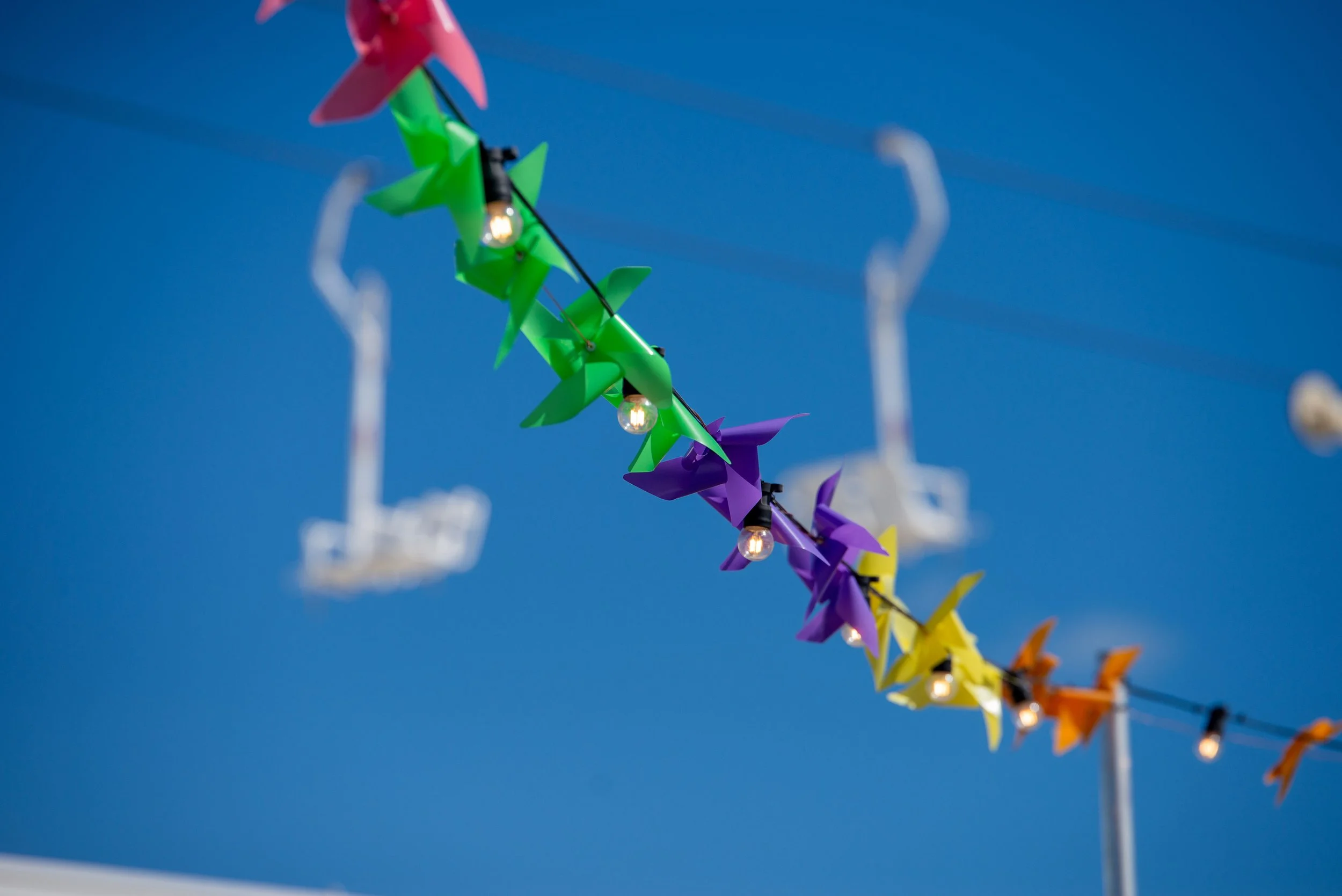 Pinwheel garlands 