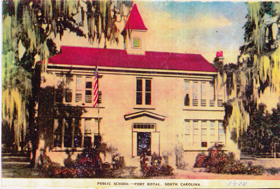 Historic postcard image courtesy of the Historic Port Royal Foundation