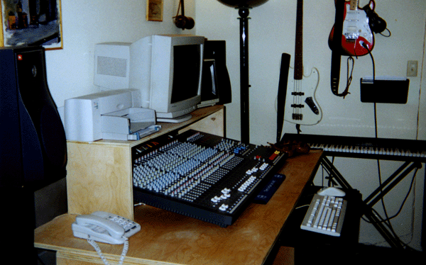 Another shot of the first Austin setup 2001 - Upgraded PC and a Layla Soundcard. Also when I first started using Cubase as my main DAW.