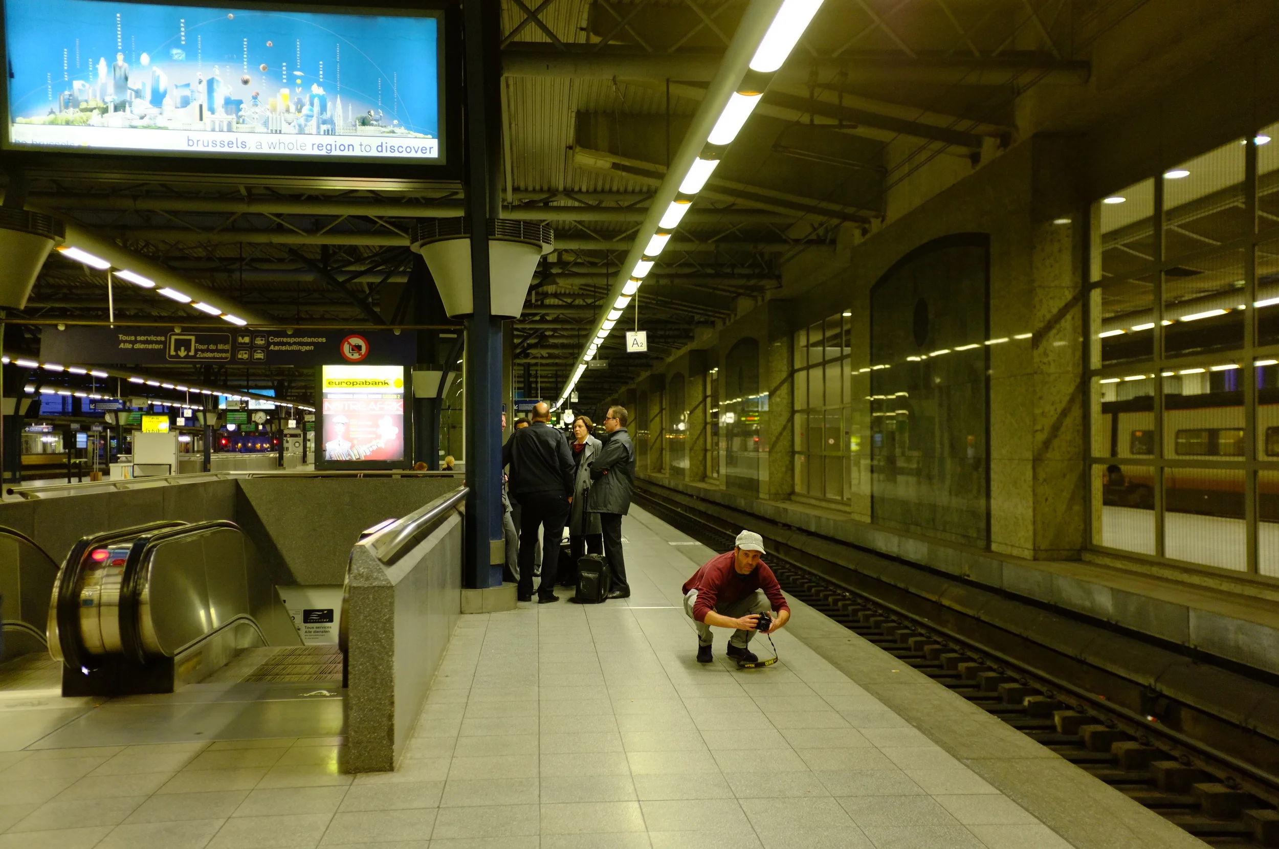 Graham at Brussels Station!