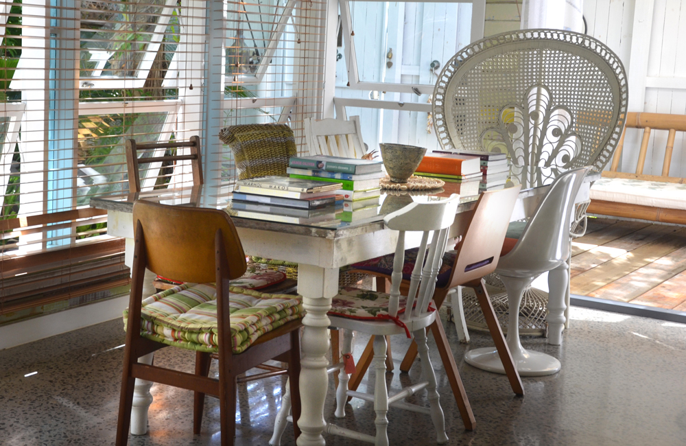 The dining room