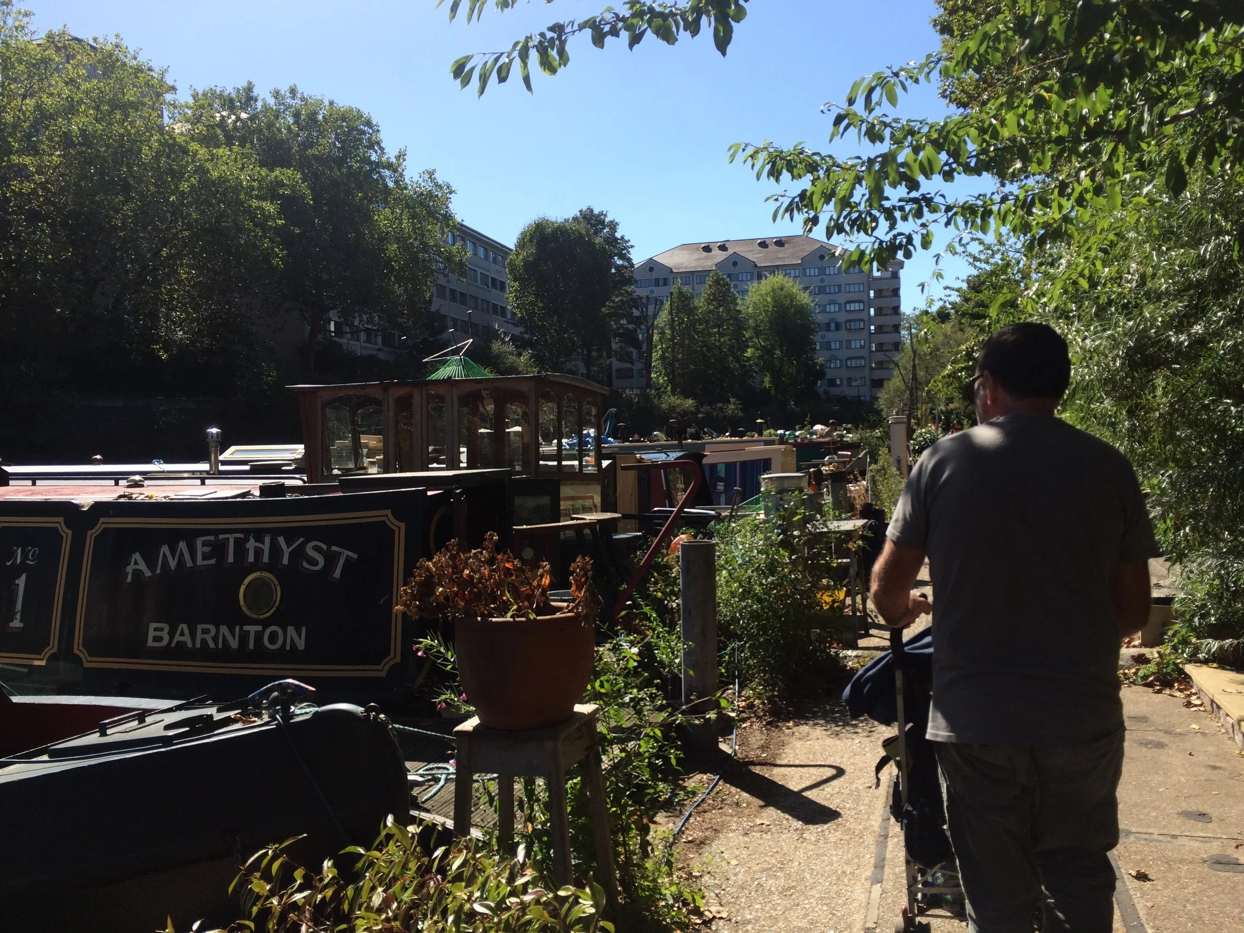 We went for a walk down the canal.