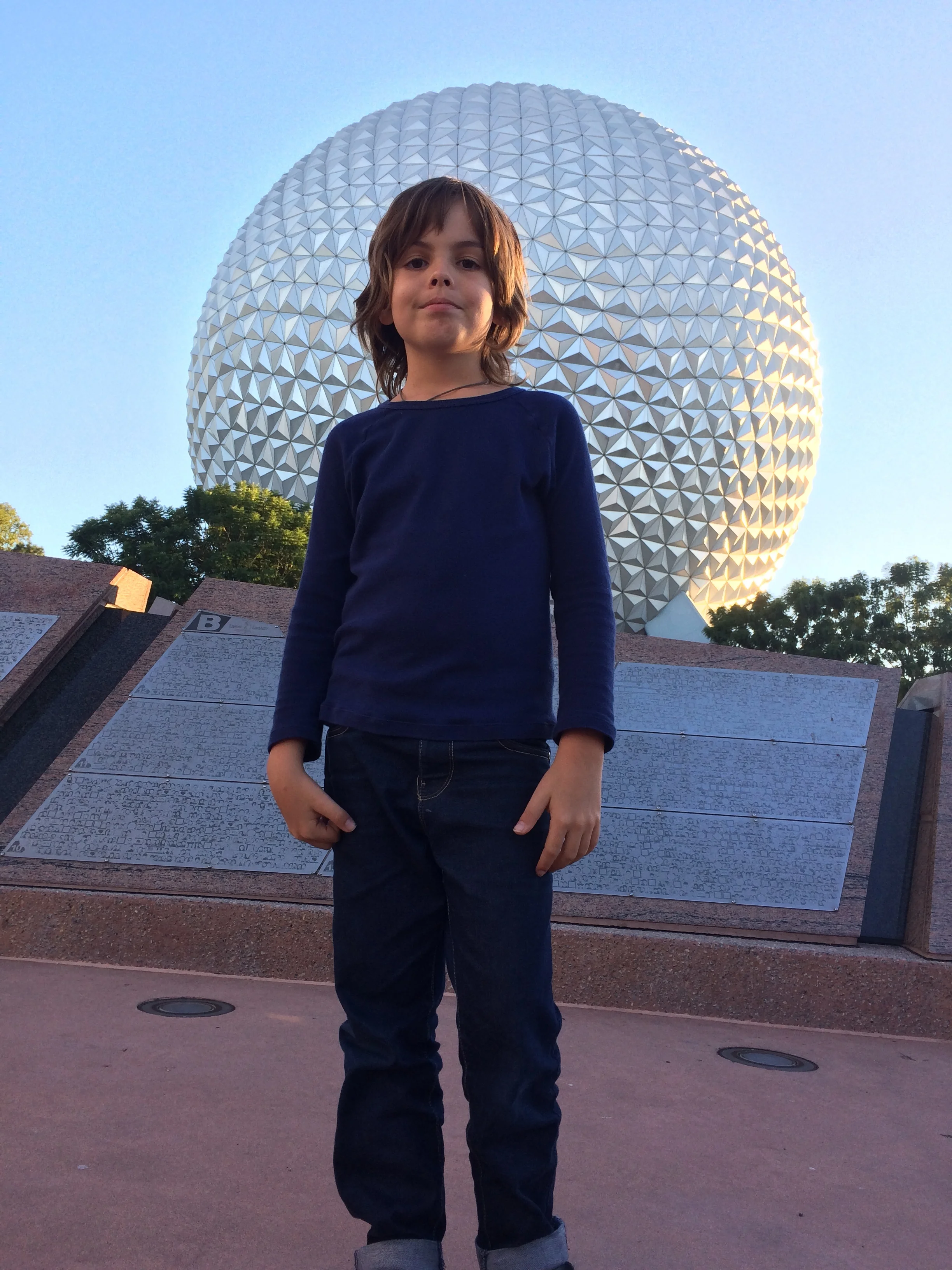 then we went to this place called the Epcot the best ride is that one behind me which was a time travel machine because you can make up your future. i loved it. also this ride called Soarin which is a machine what is like a plane but you can see every thing.. You fly over the wonders of the world. Its 4D, and you get sprayed with water, and you feel like your there. It was epic. I did it two times as well.