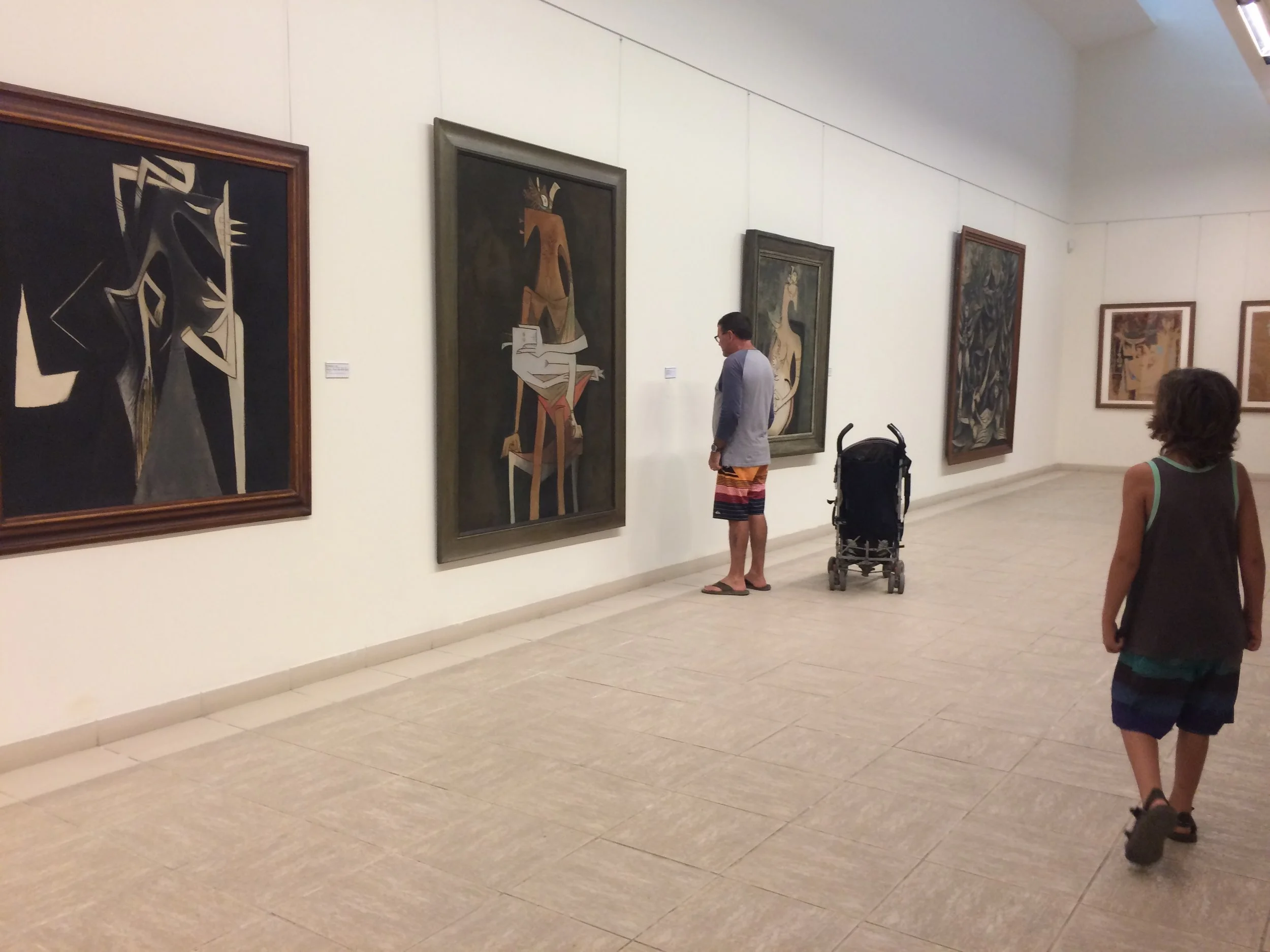 we went to a art museum i loved it and it had all kinds of art. print out art, statue art and paintings. i was a little bored but i still loved it 