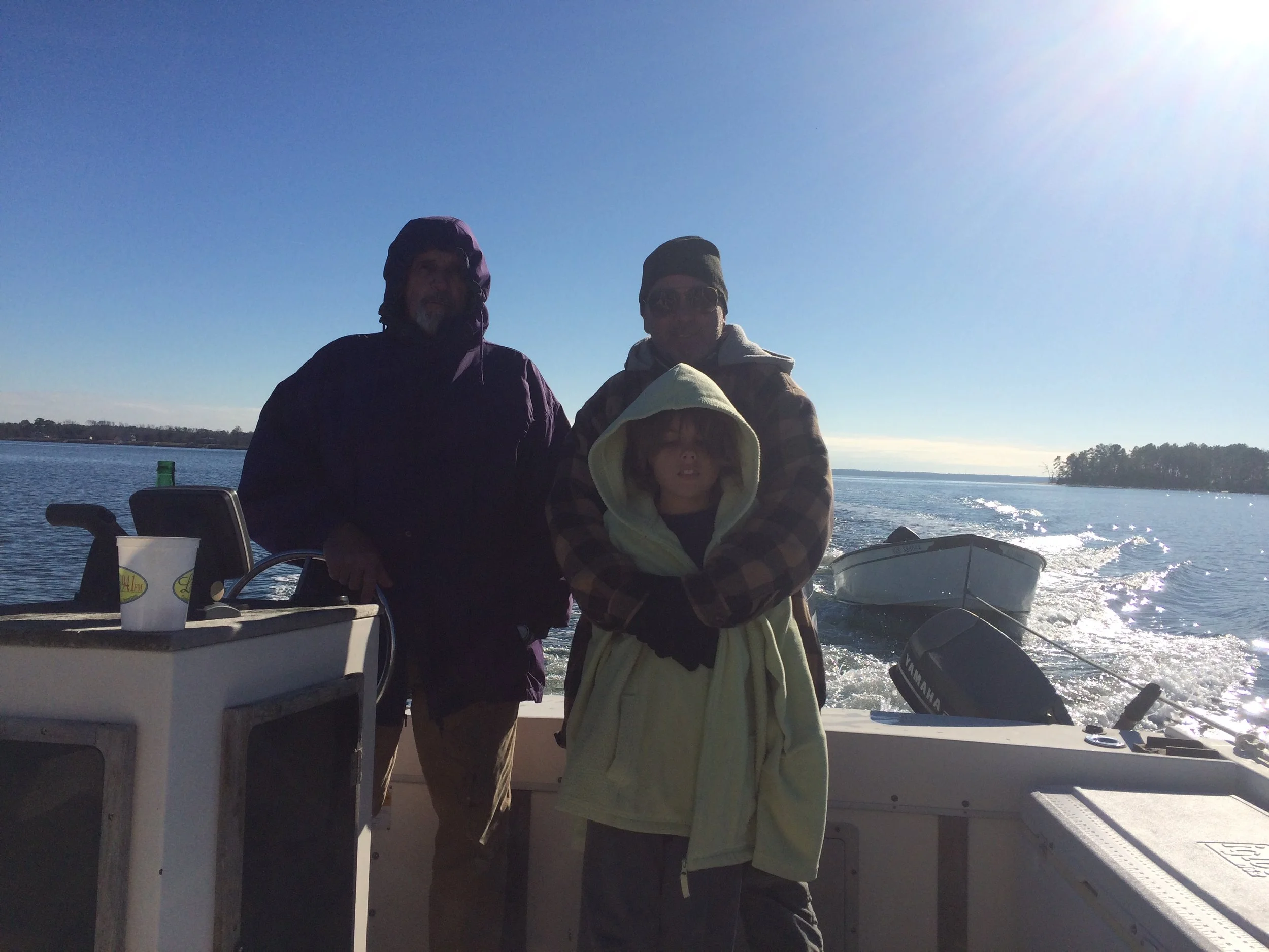 we only went on the boat three times i loved it because i could go at the front. Somedays it was so cold on the boat. 
