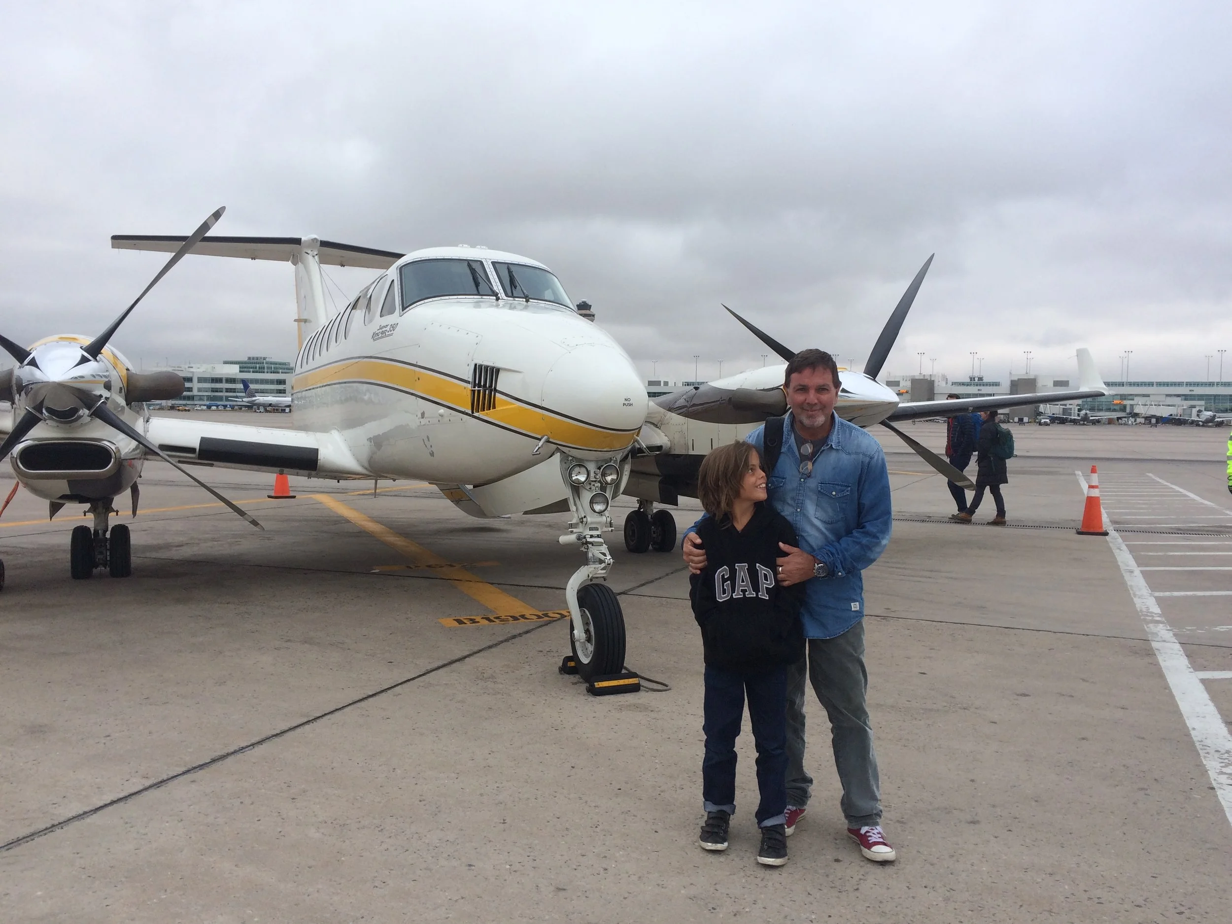 i went on my first little plane it was really scary because it was really bumpy. it was like a roller coaster but bumpy.