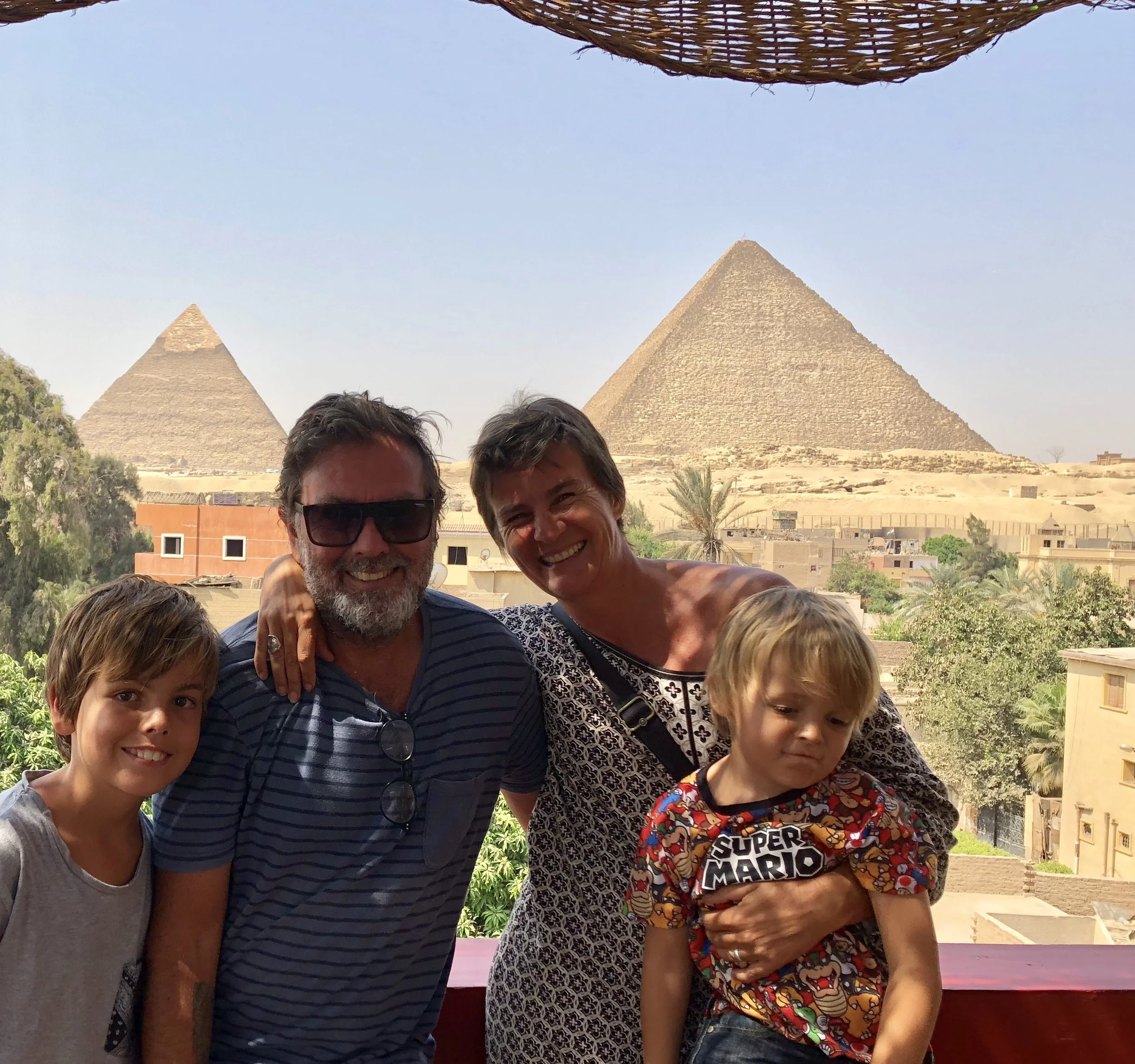 Where in Egypt it’s crazy to think that I was three years old when I first went here it’s just crazy. I love that we got view of a crazy famous landmark.