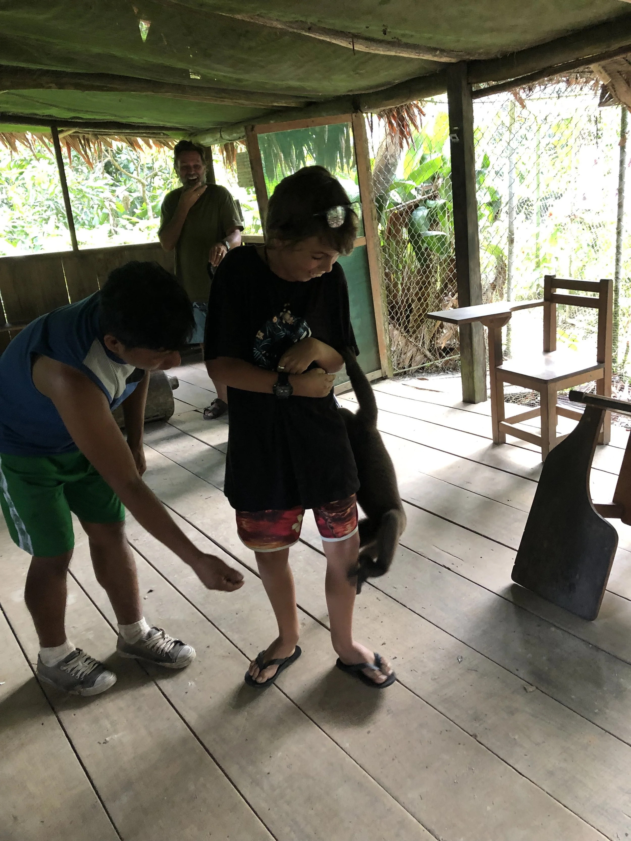 Aaaaaaaaah the Amazon. With monkeys 🐒 and sloths and snakes and spiders 🕷. We had a crazy time at the Amazon, I had a monkey jumping on me and we saw some parrots 🦜, which looked colourful and yeah let’s get straight into it.