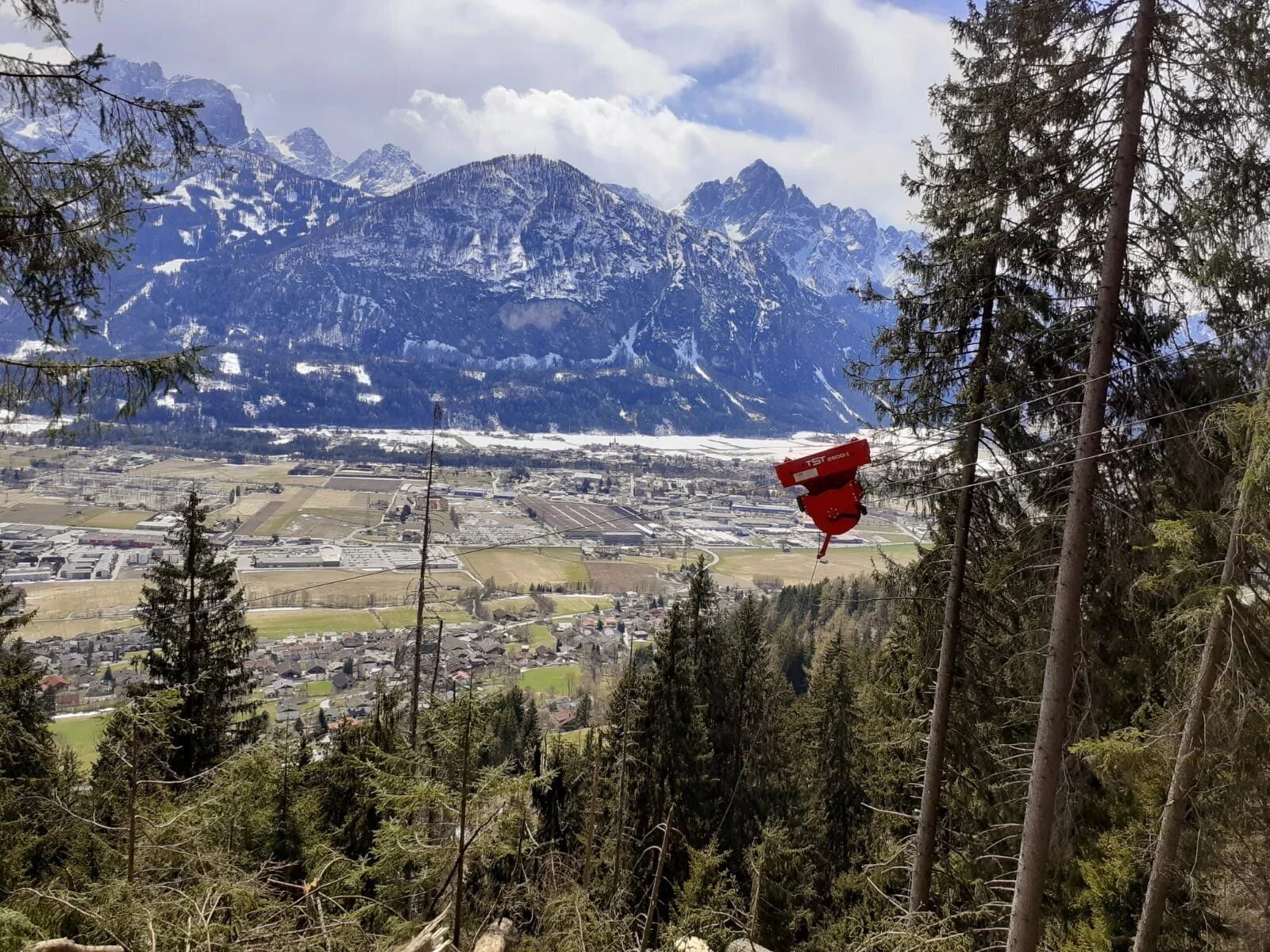 Traktor Seilbahn im Mölltal