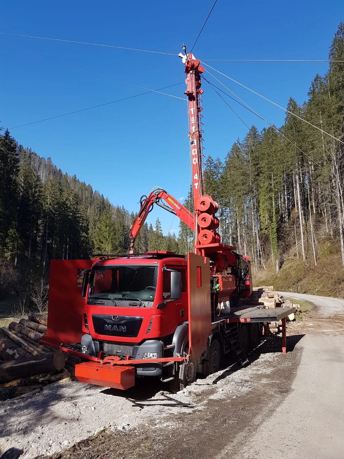 Gebirgsharvester TST 800 4t