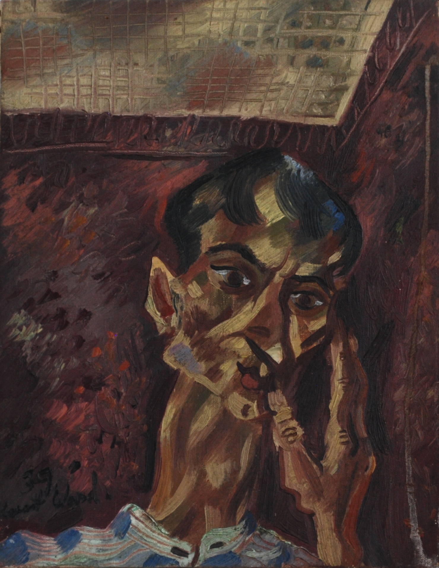  Portrait Head, c1933 Oil on Canvas,&nbsp;37 x 46cm 