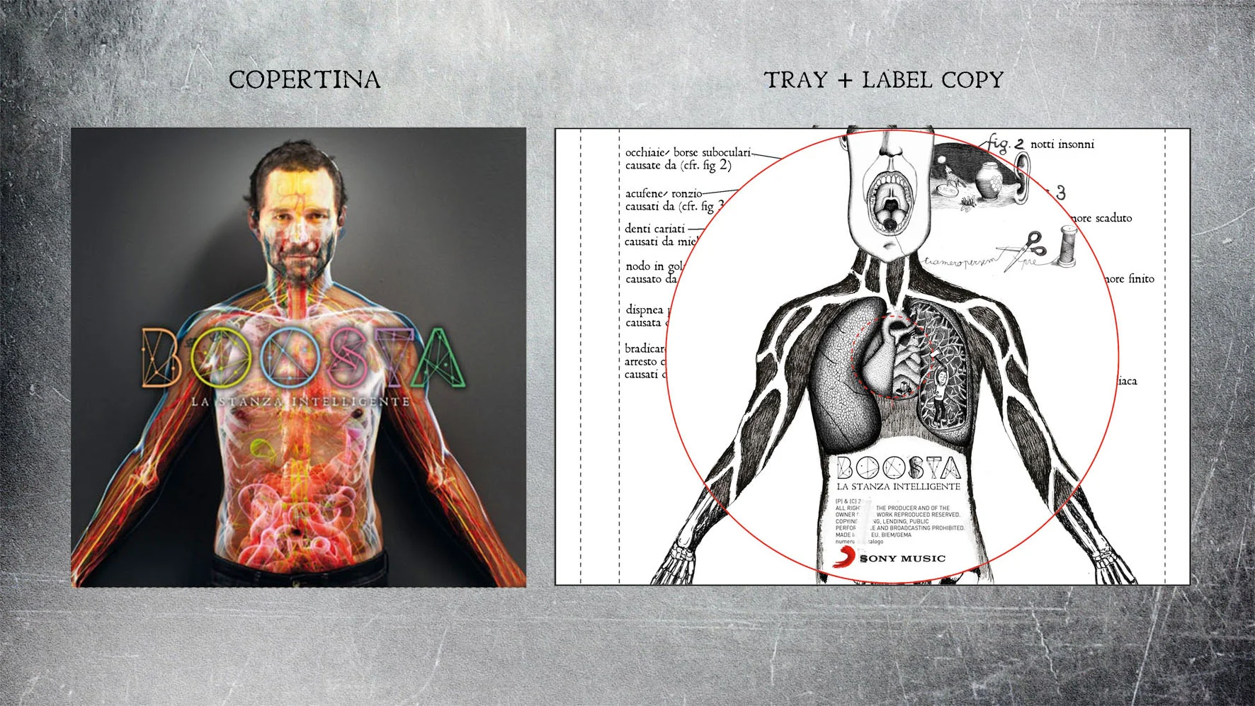  final artistic project with Giovanno Gastel's photograph and Guido Morozzi's logo design