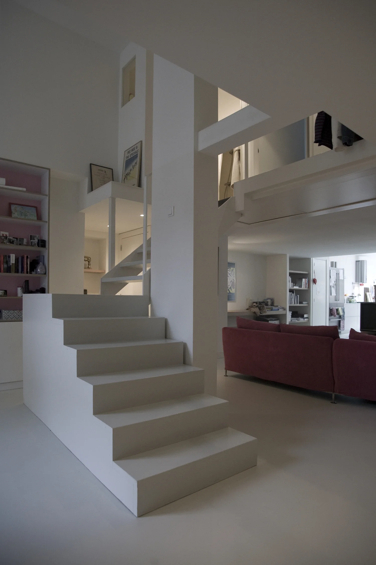 Seven studio apartments in a former post office. Kostverlorenkade Amsterdam. Completed 2011