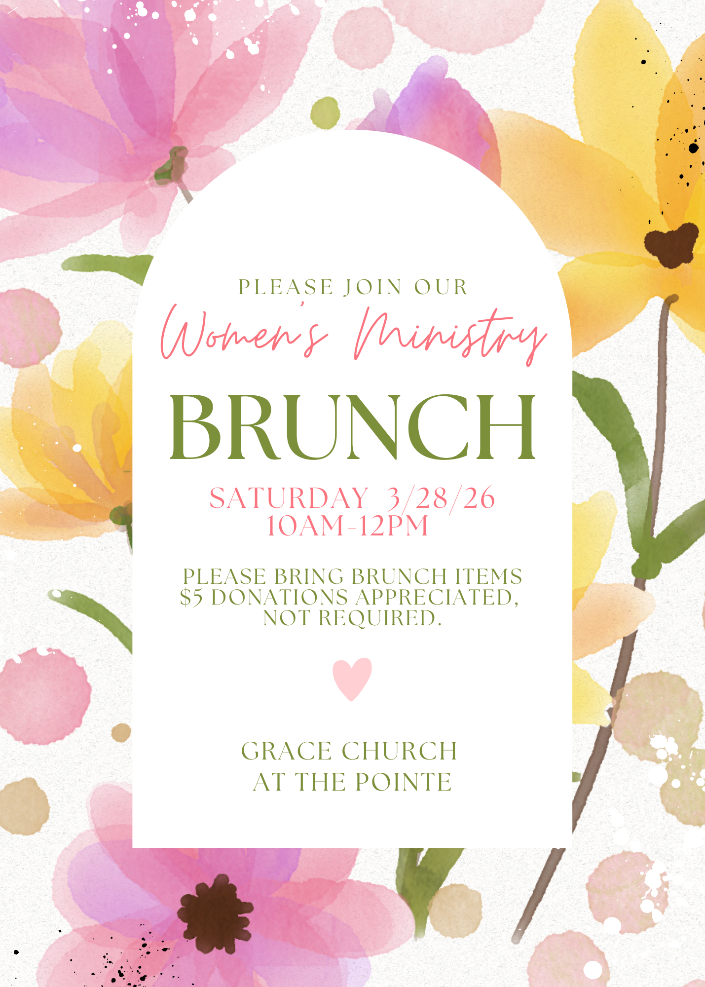 Women’s Ministry - Spring Brunch Event