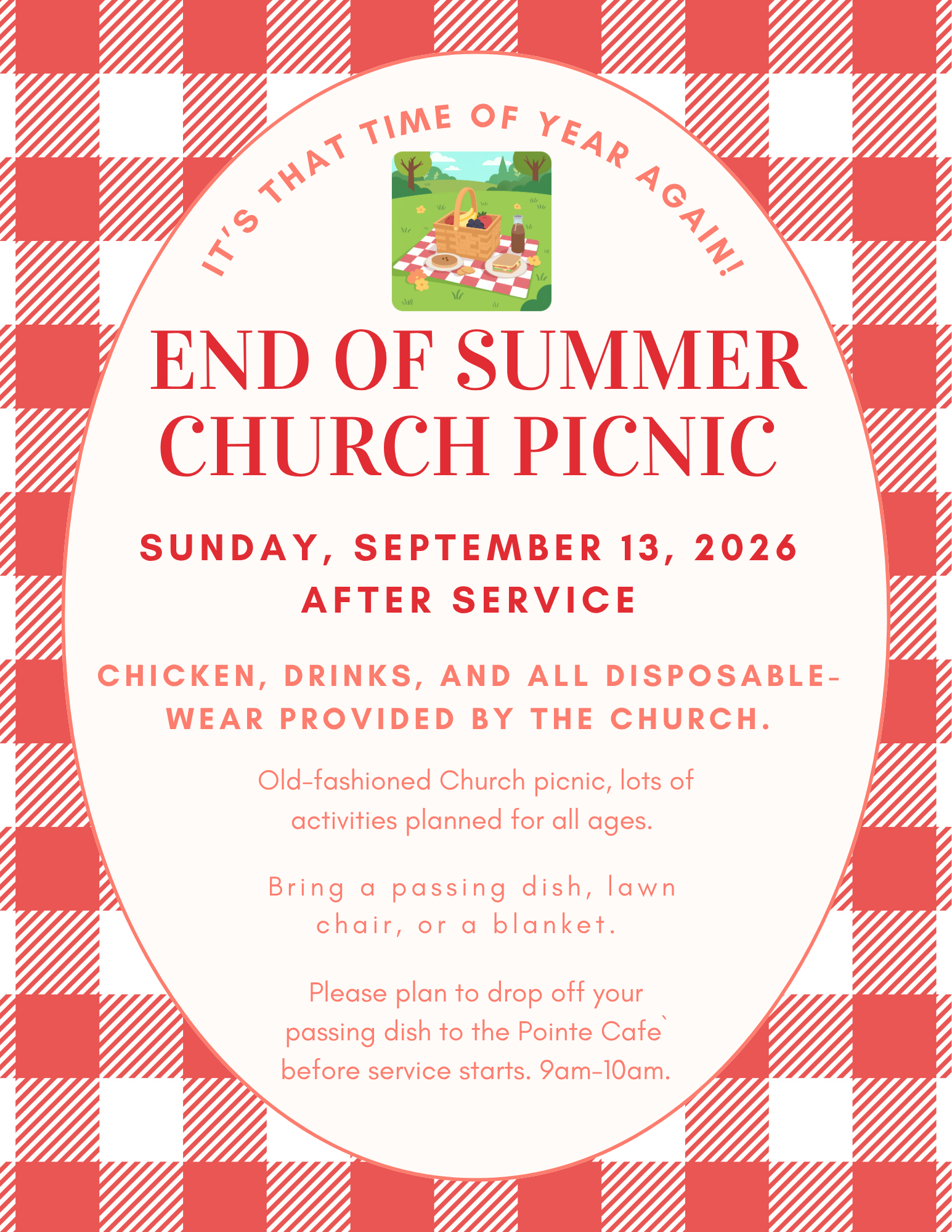 End of Summer Church Picnic 
