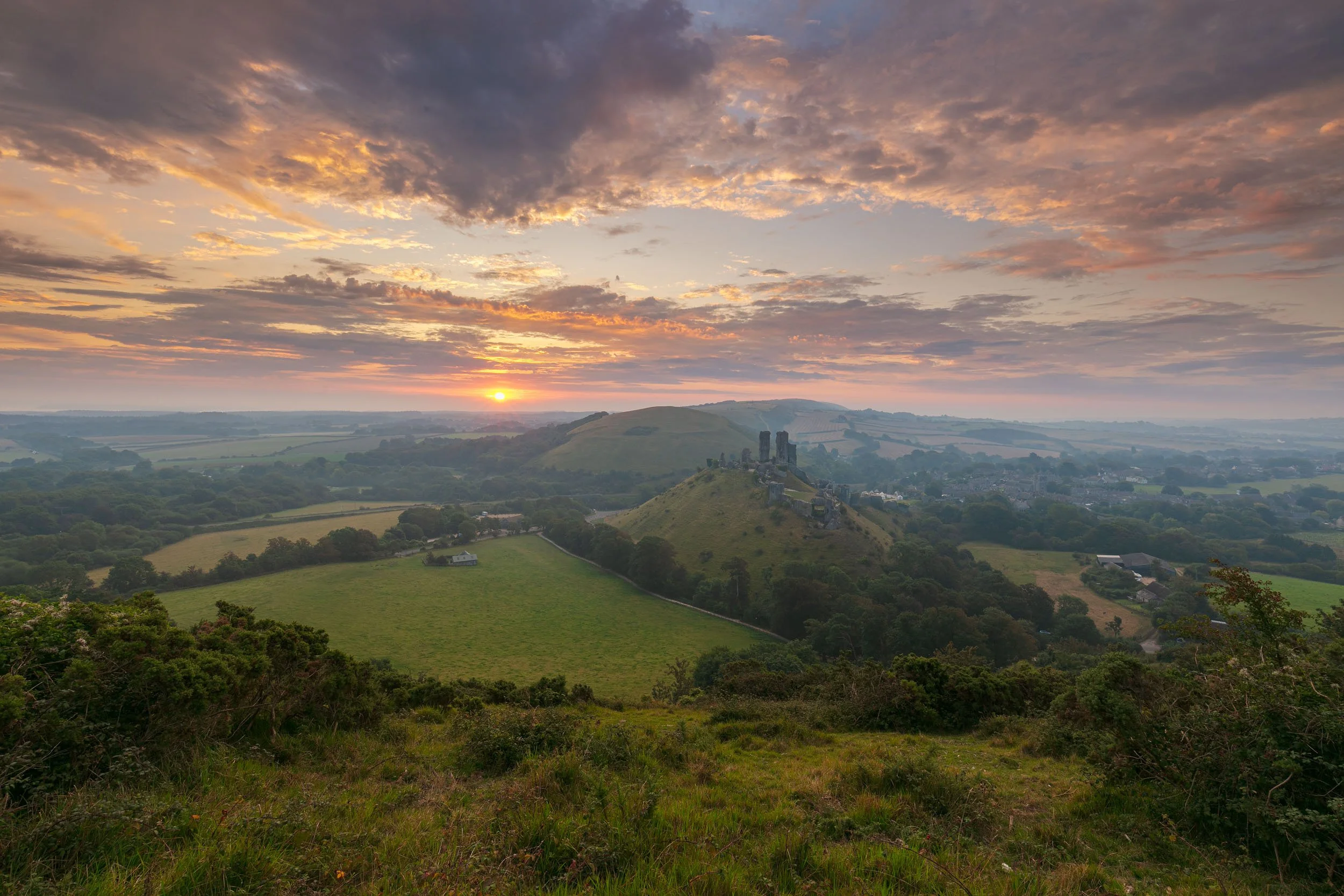 Corfe Castle.
