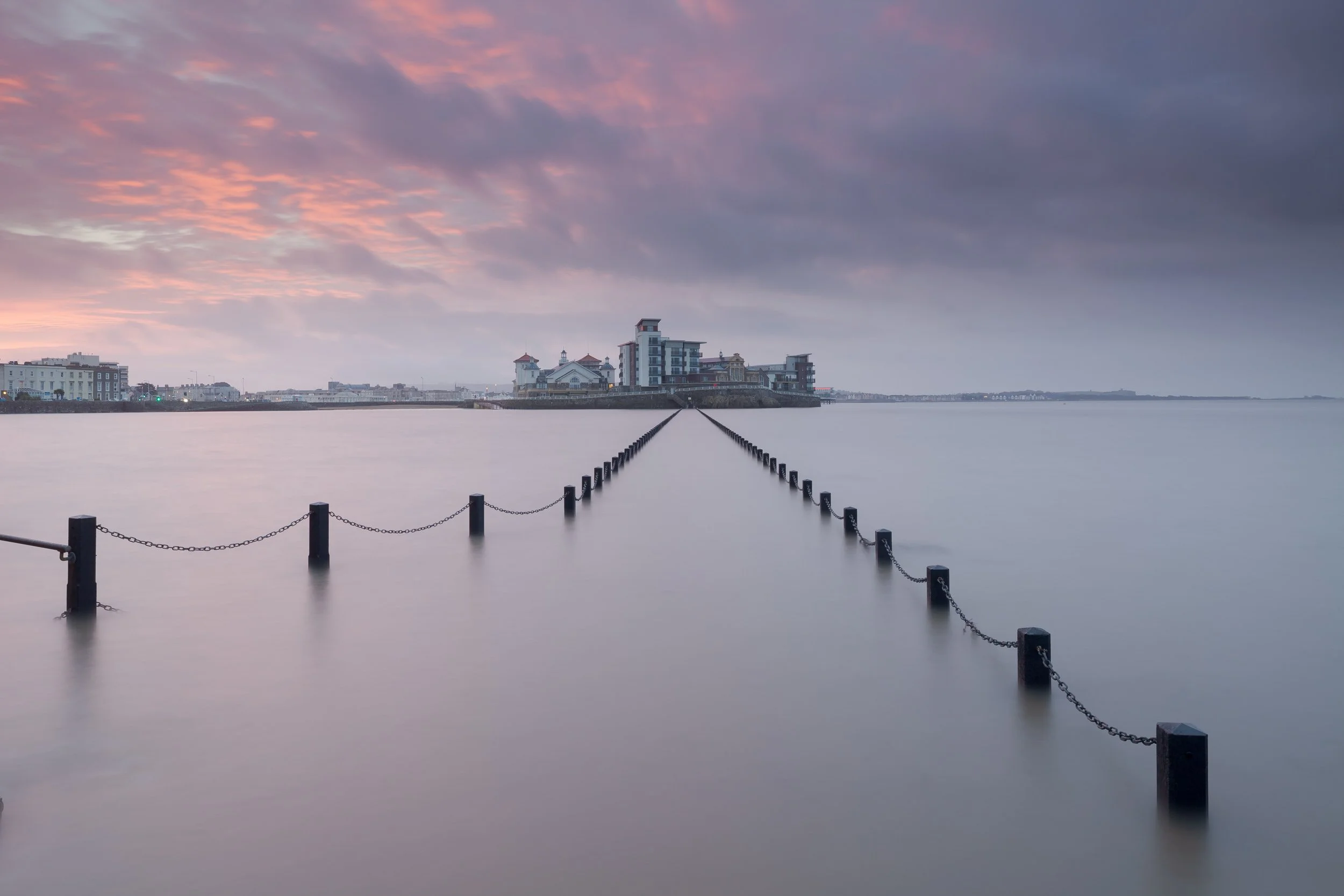 Weston Super Mare, Tidal Pool. Somerset.