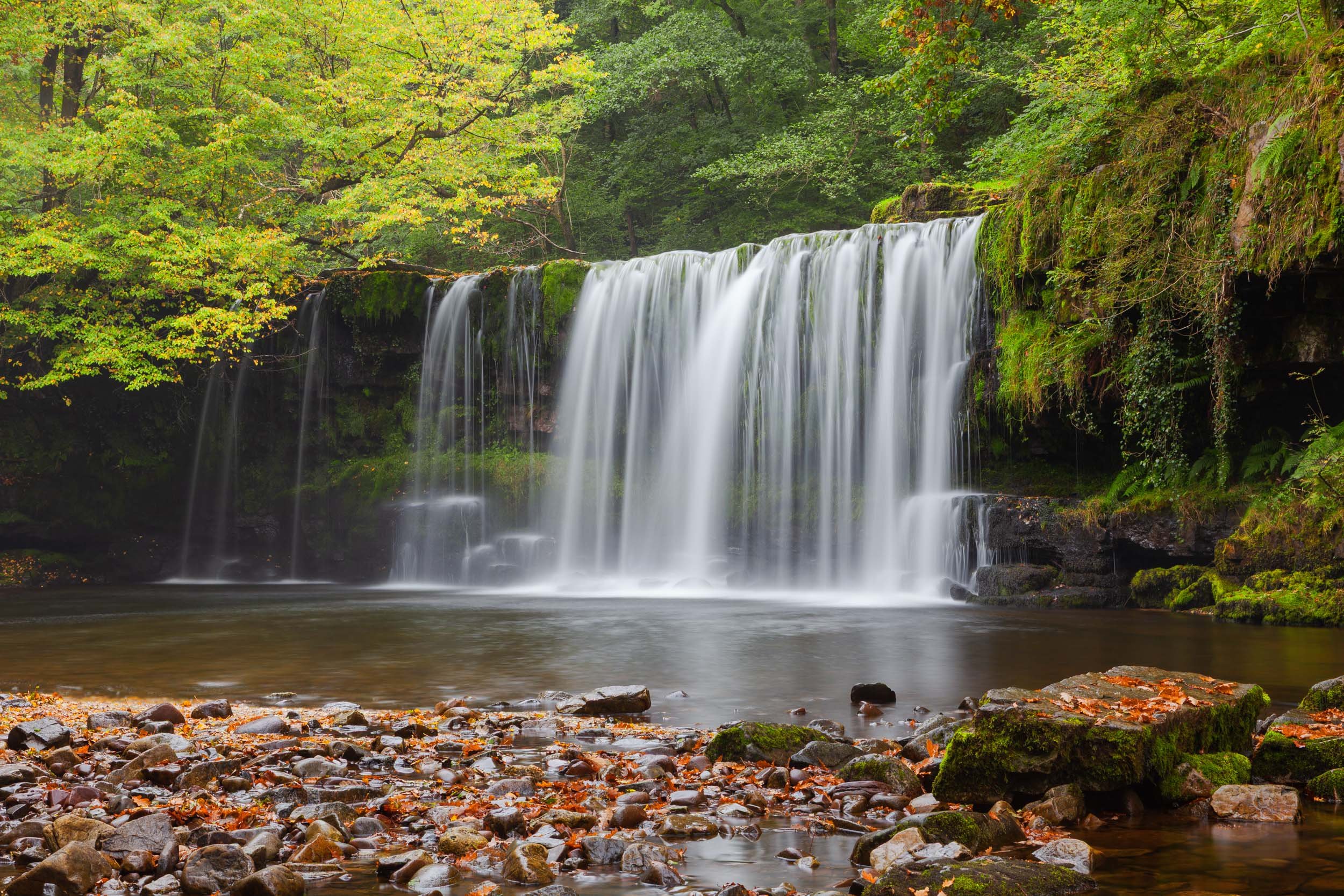 Sgwd Ddwli Waterfall. Brecon Beacons.