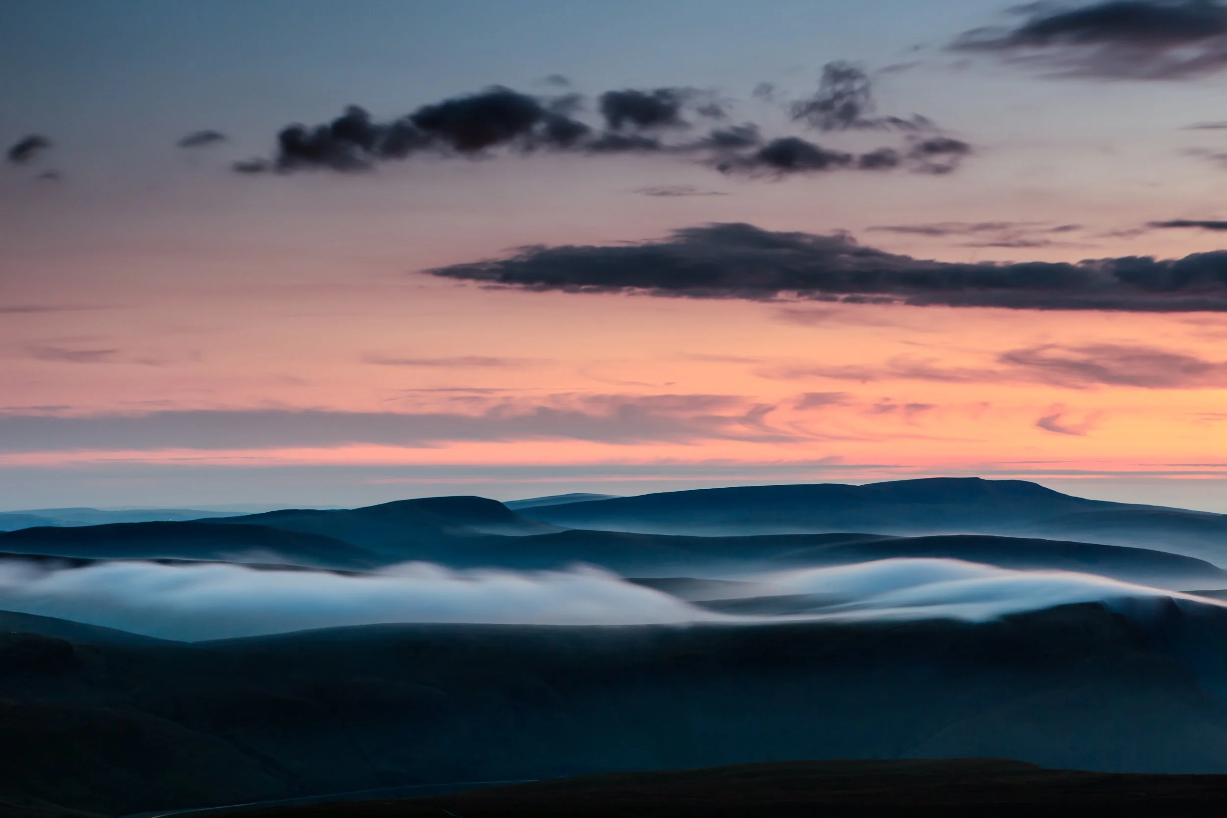 Brecon Beacons, Sunset.