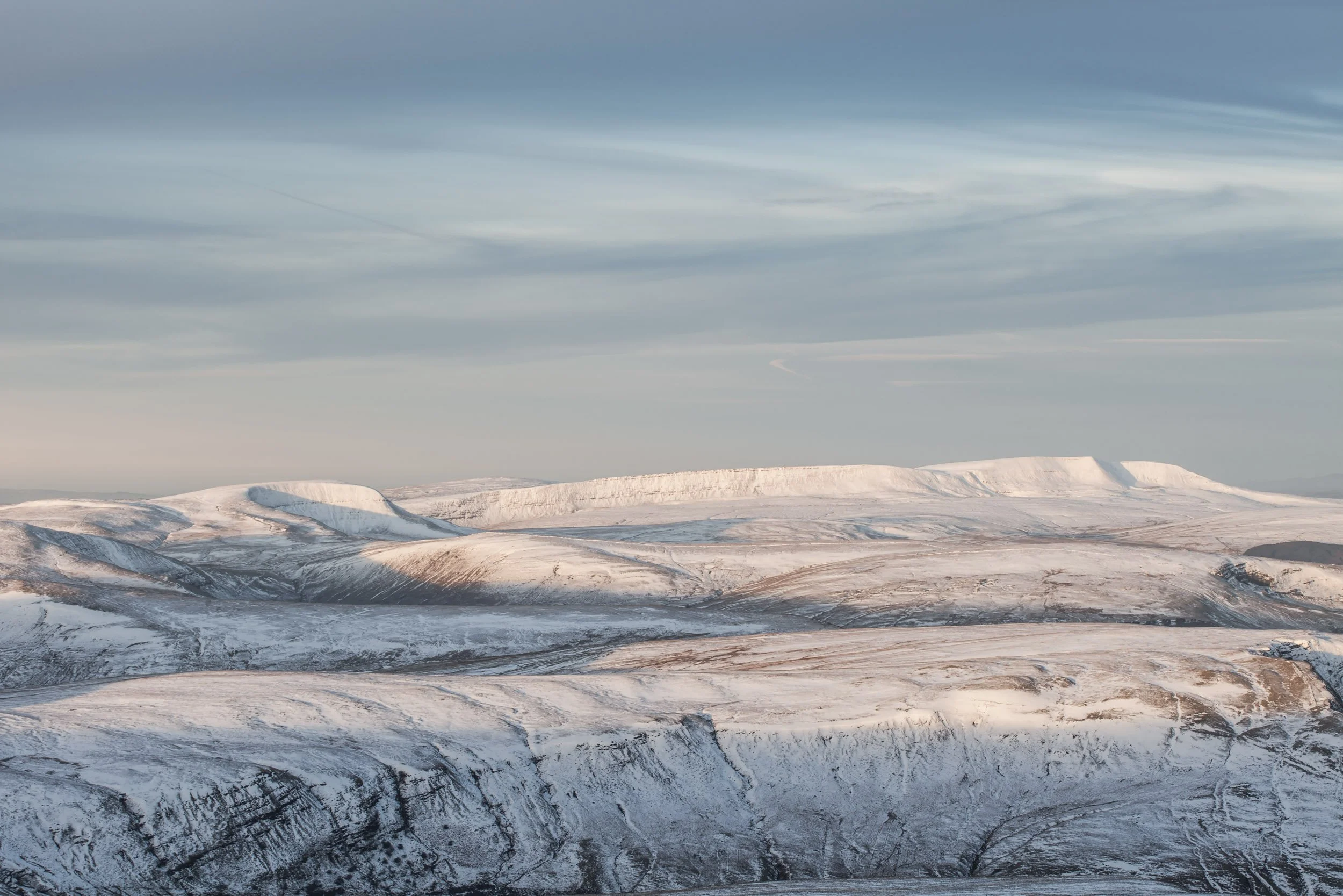 Brecon Beacons, Snowcapped.