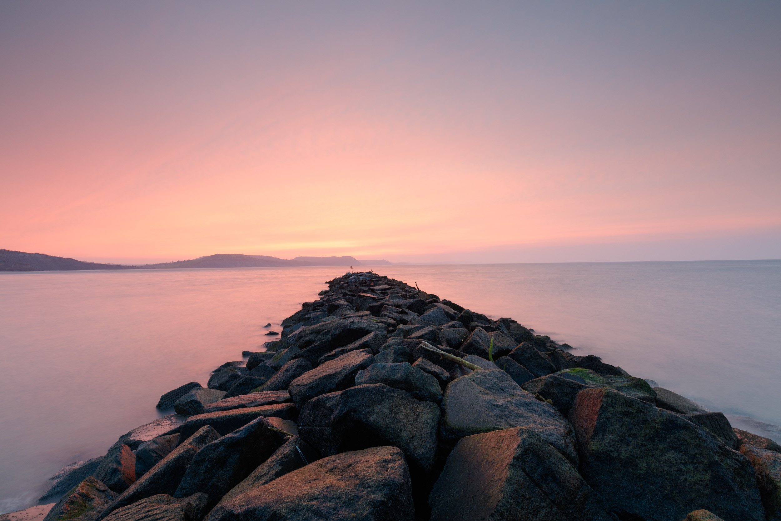 Breakwater. Lyme Regis.