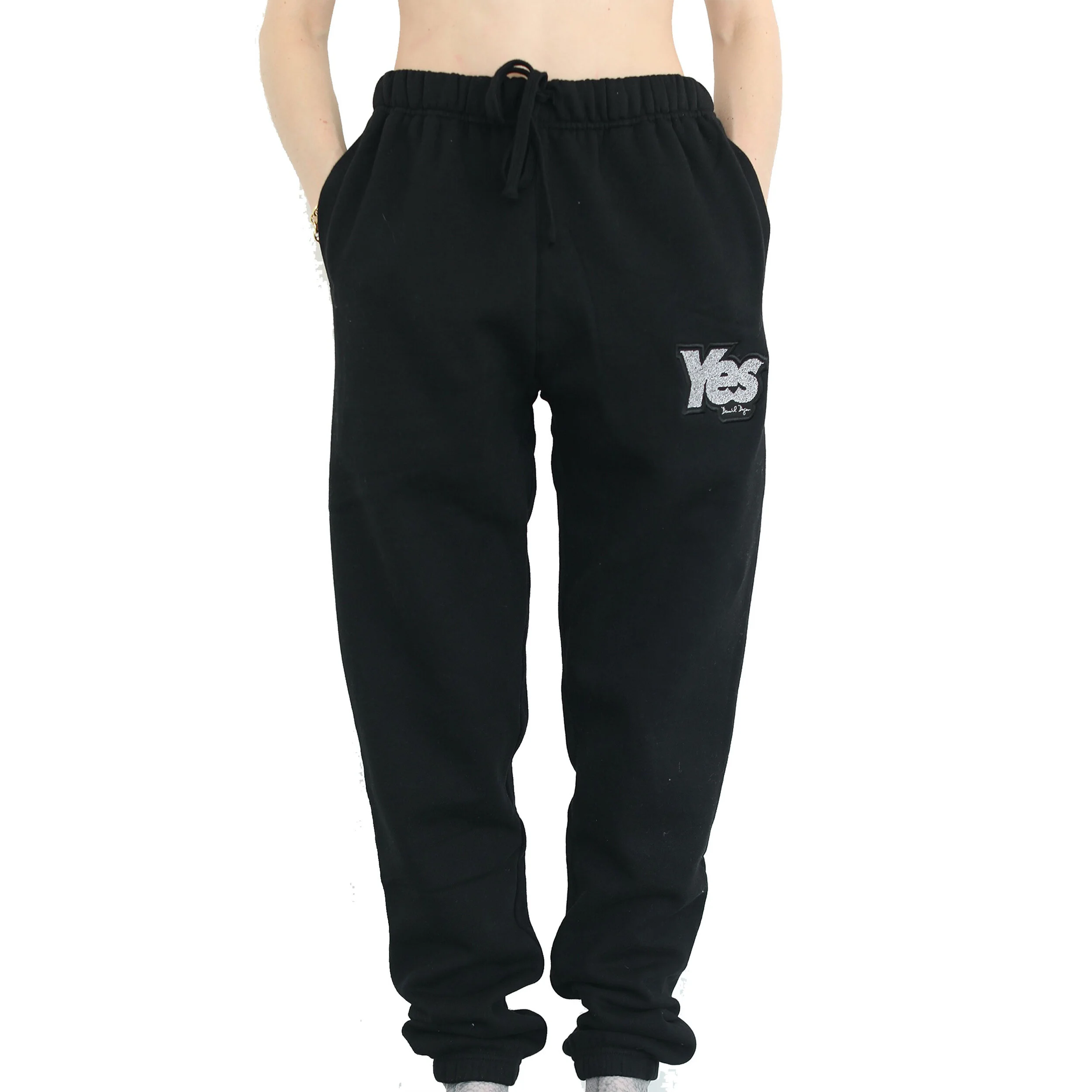 Yes Black Sweats - Front.jpg