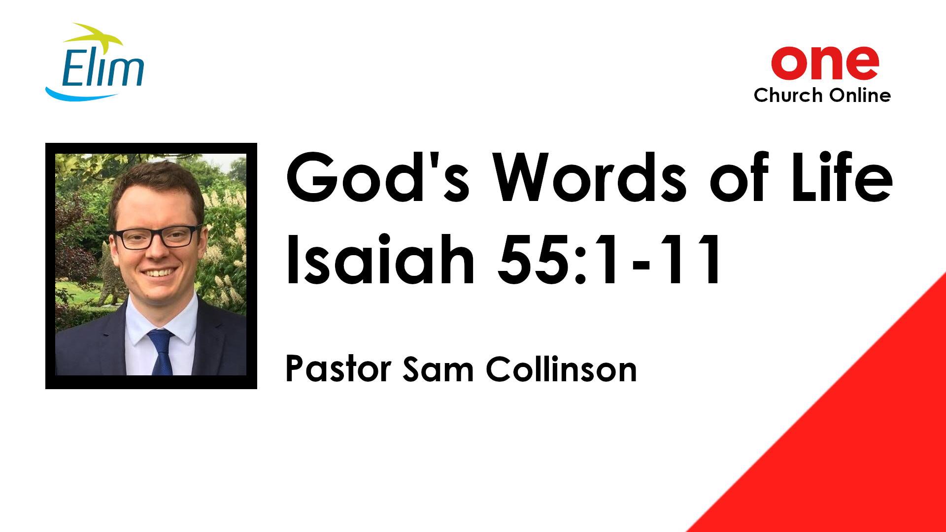 God's Words of Life | Sam Collinson