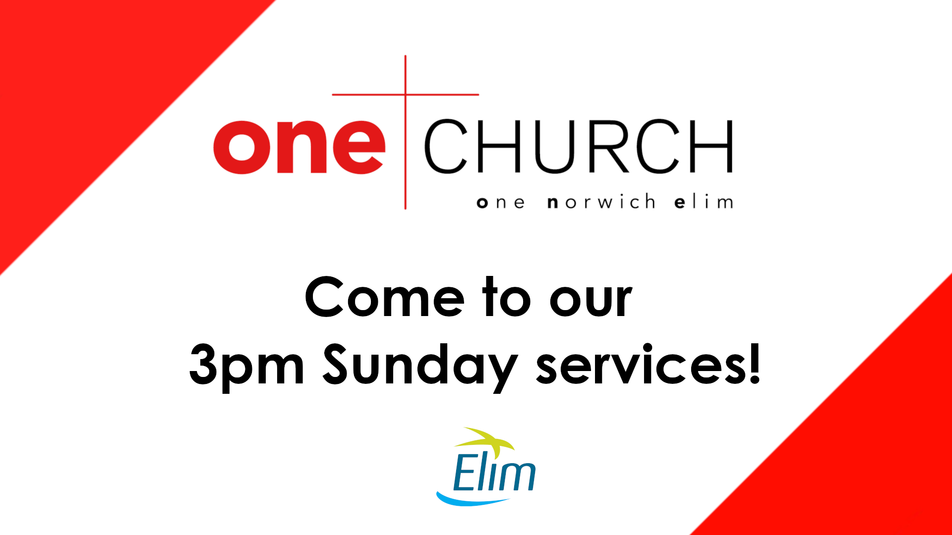 Sunday 3pm Service | Sunday 25th July