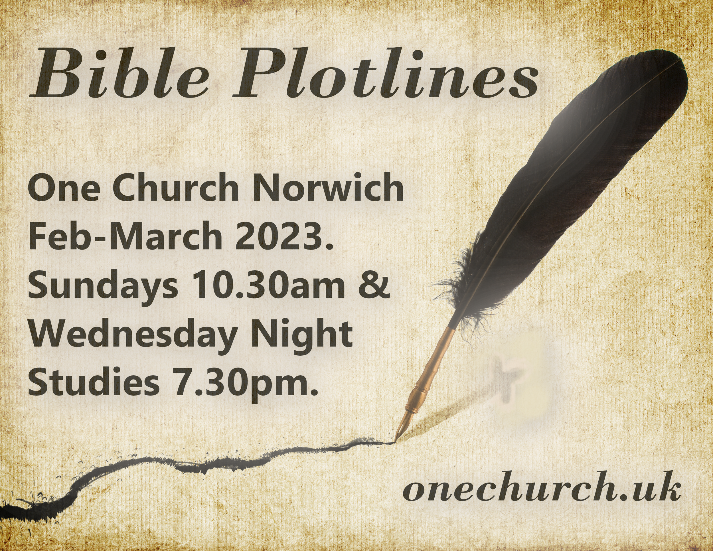 New Series &amp; Bible Studies | Feb &amp; March 2023 | One Church