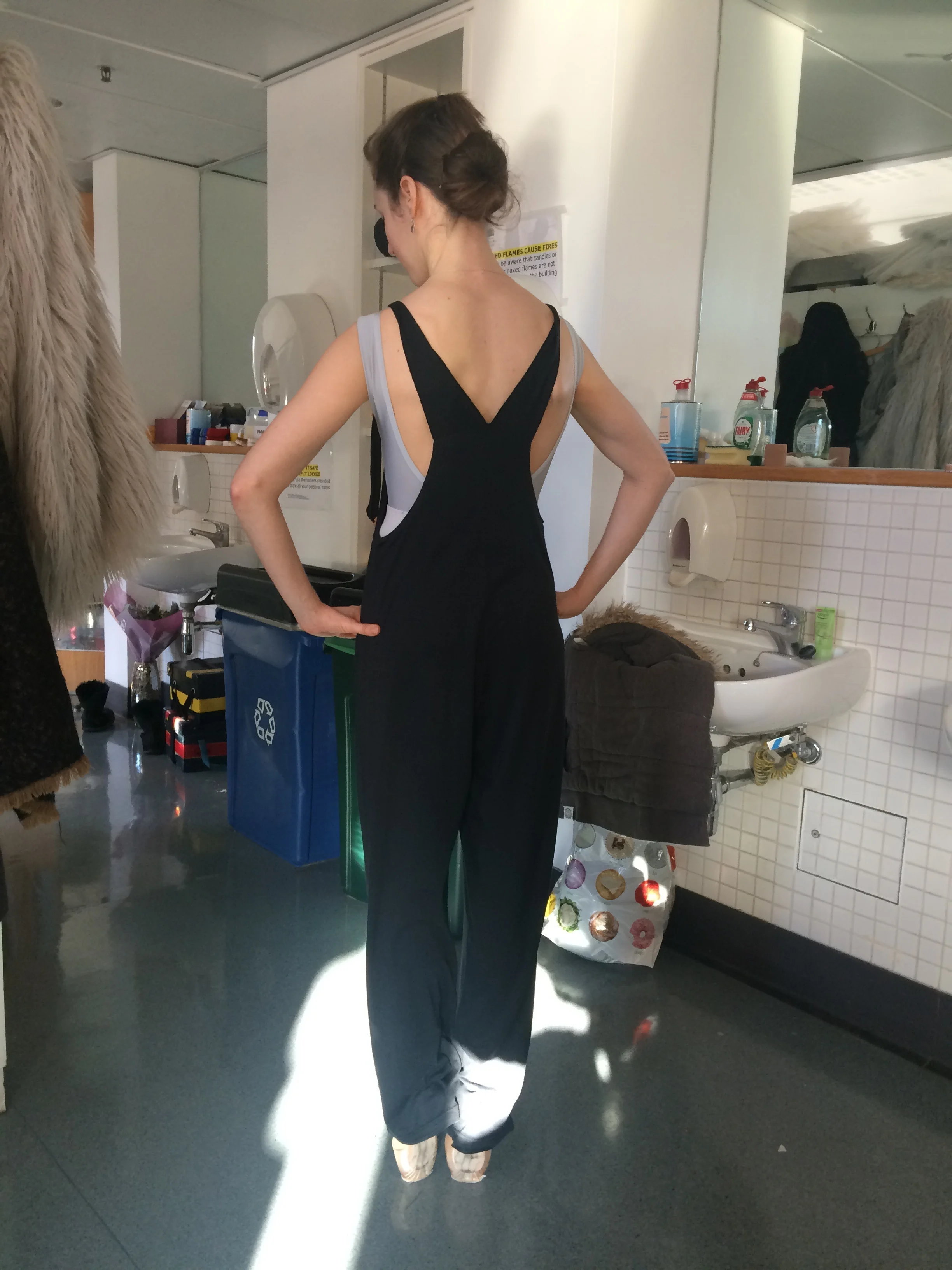 Emma Jane in a great back onesie from Capezio