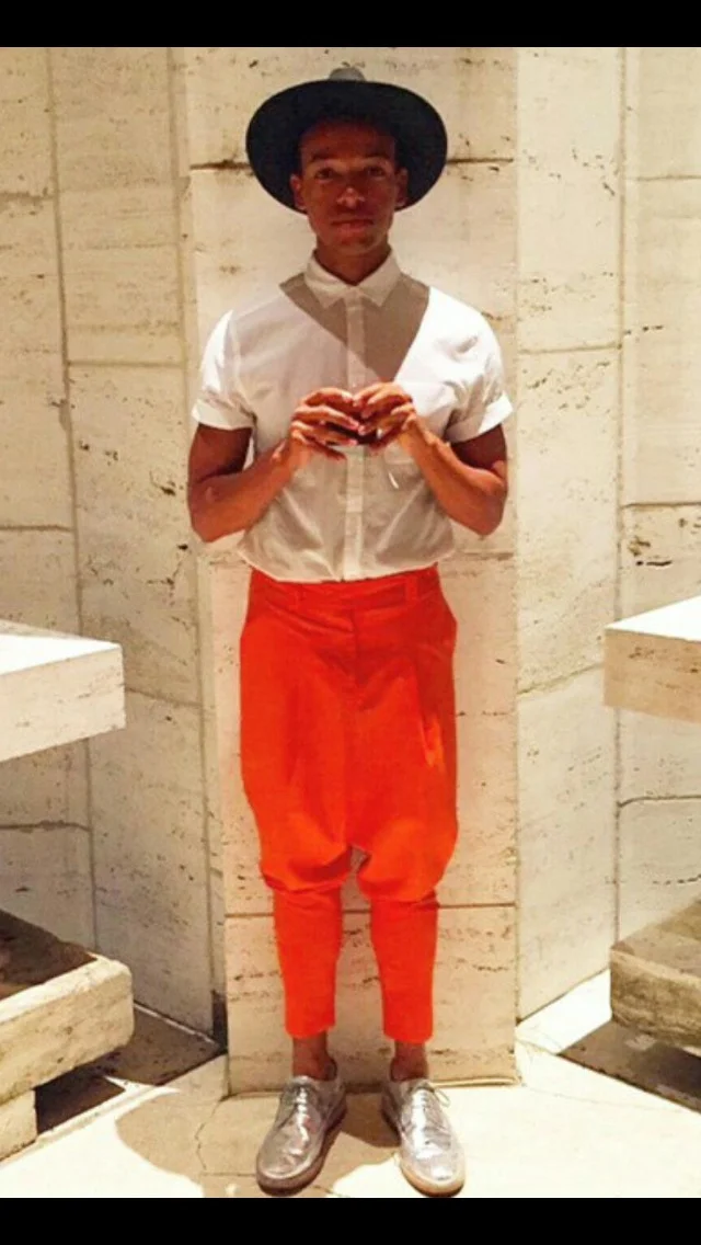HAT - www.lackofcolor.com SHIRT - hm.com TROUSERS - https://www.etsy.com/uk/shop/AgelessCharm SHOES - www.marcjacobs.com