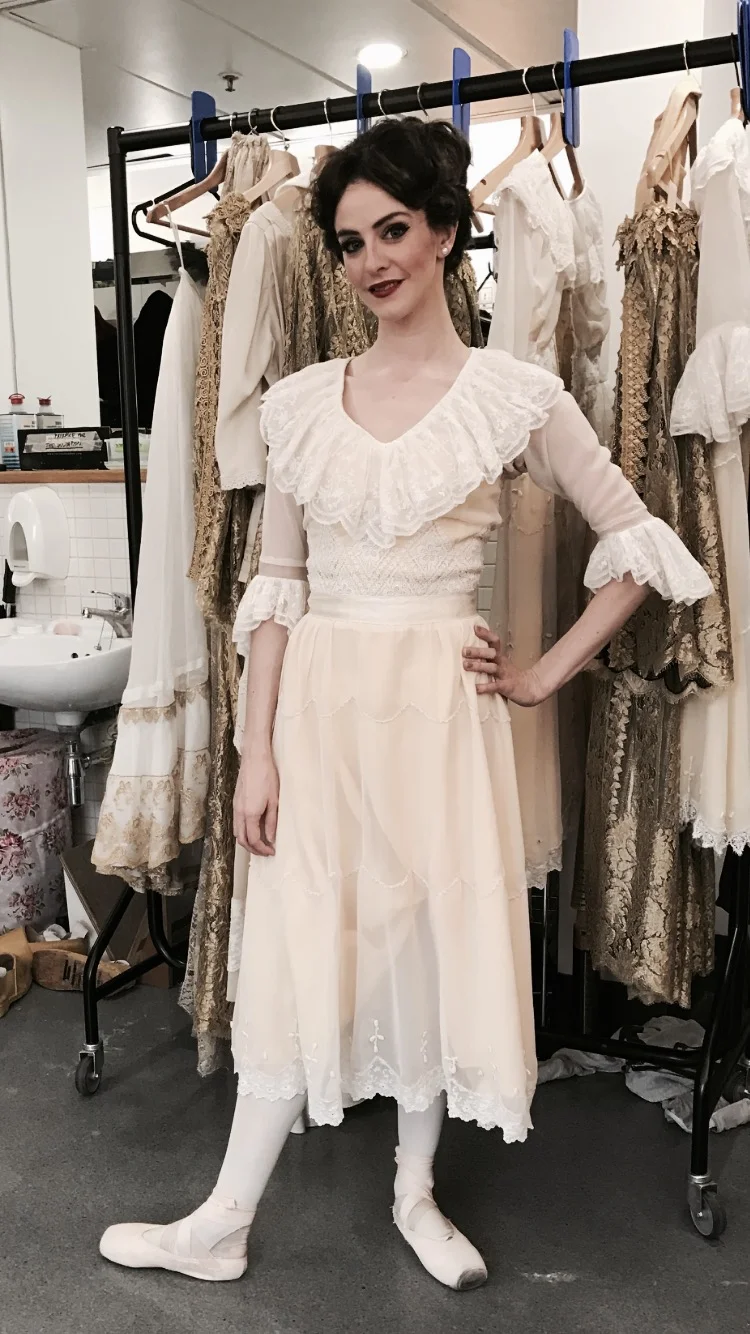 ME AS OLGA IN ACT THREE DEATH SCENE