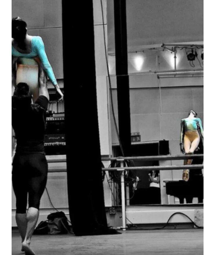 Bright Turquoise Leotard.