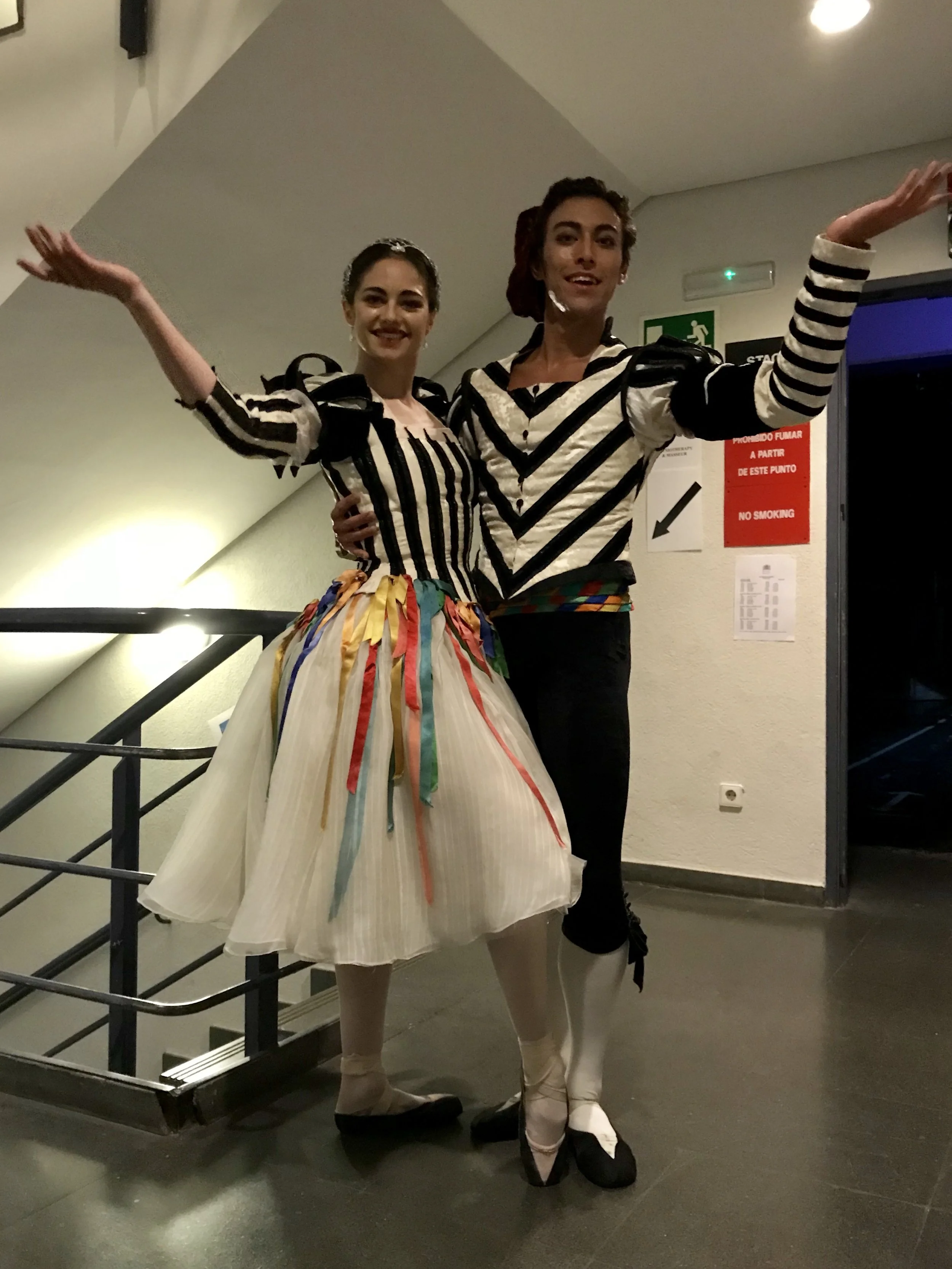 RO AND LUCA IN NEOPOLITAN COSTUMES 