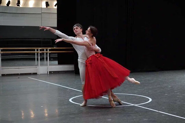 Lauren Cuthbertson with Matthew Ball