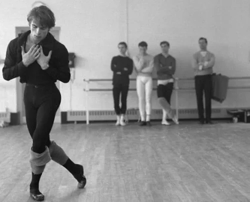 Rudolph Nureyev and dancers of The Royal Ballet.