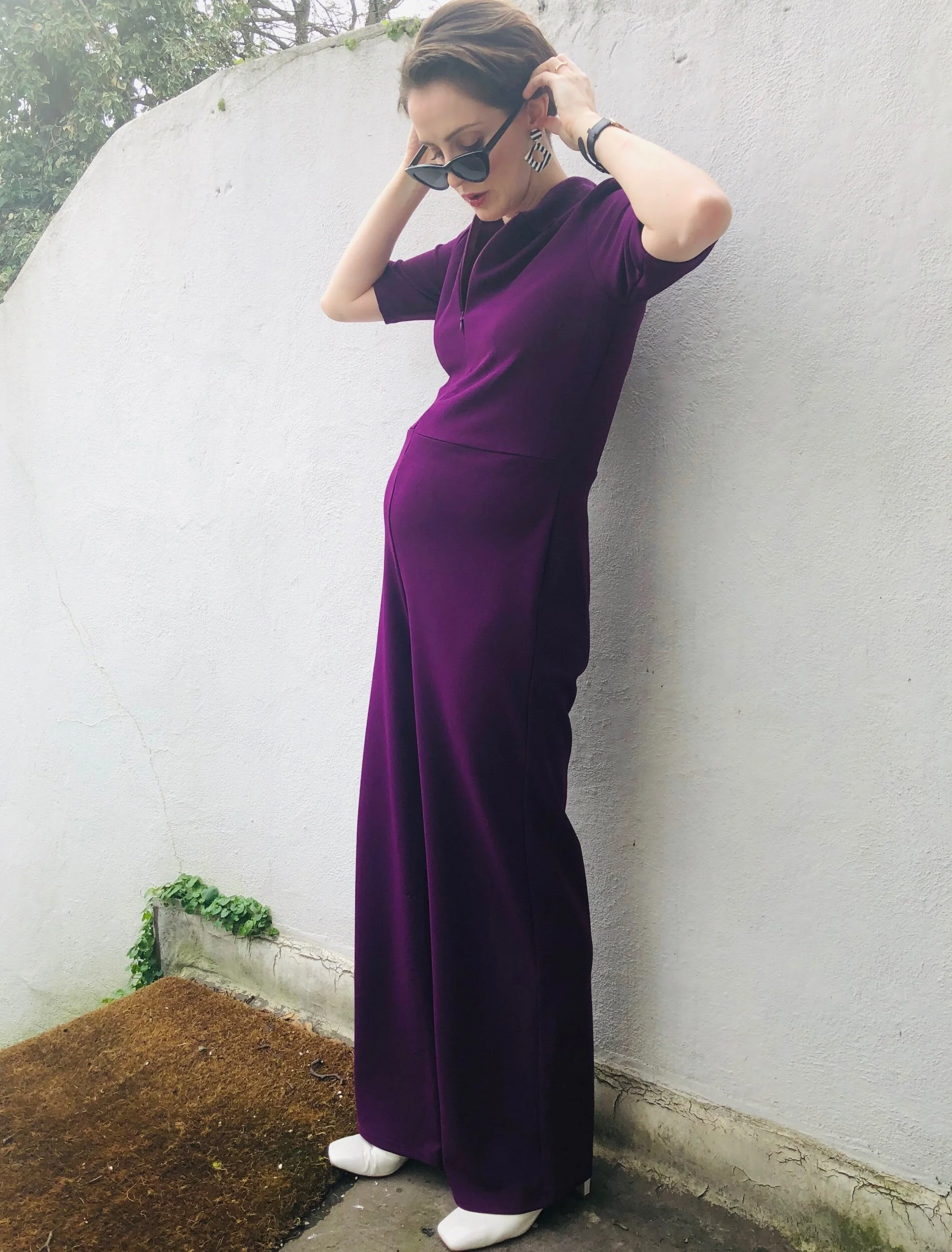 Love purple right now and fell in love with this new playsuit.