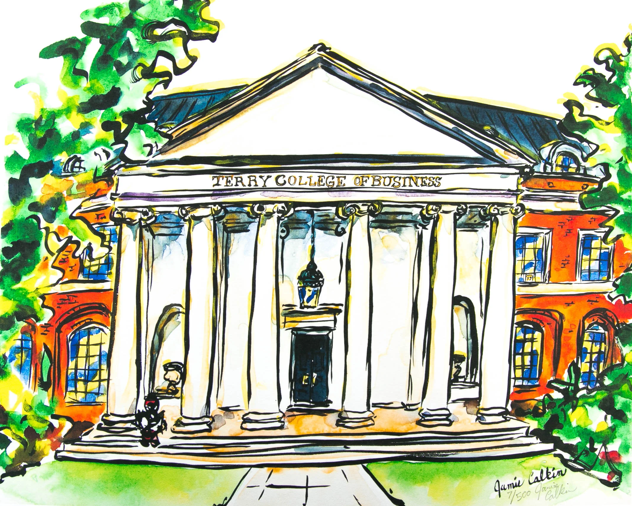 Brooks Hall (Terry College of Business) at UGA — Jamie Calkin
