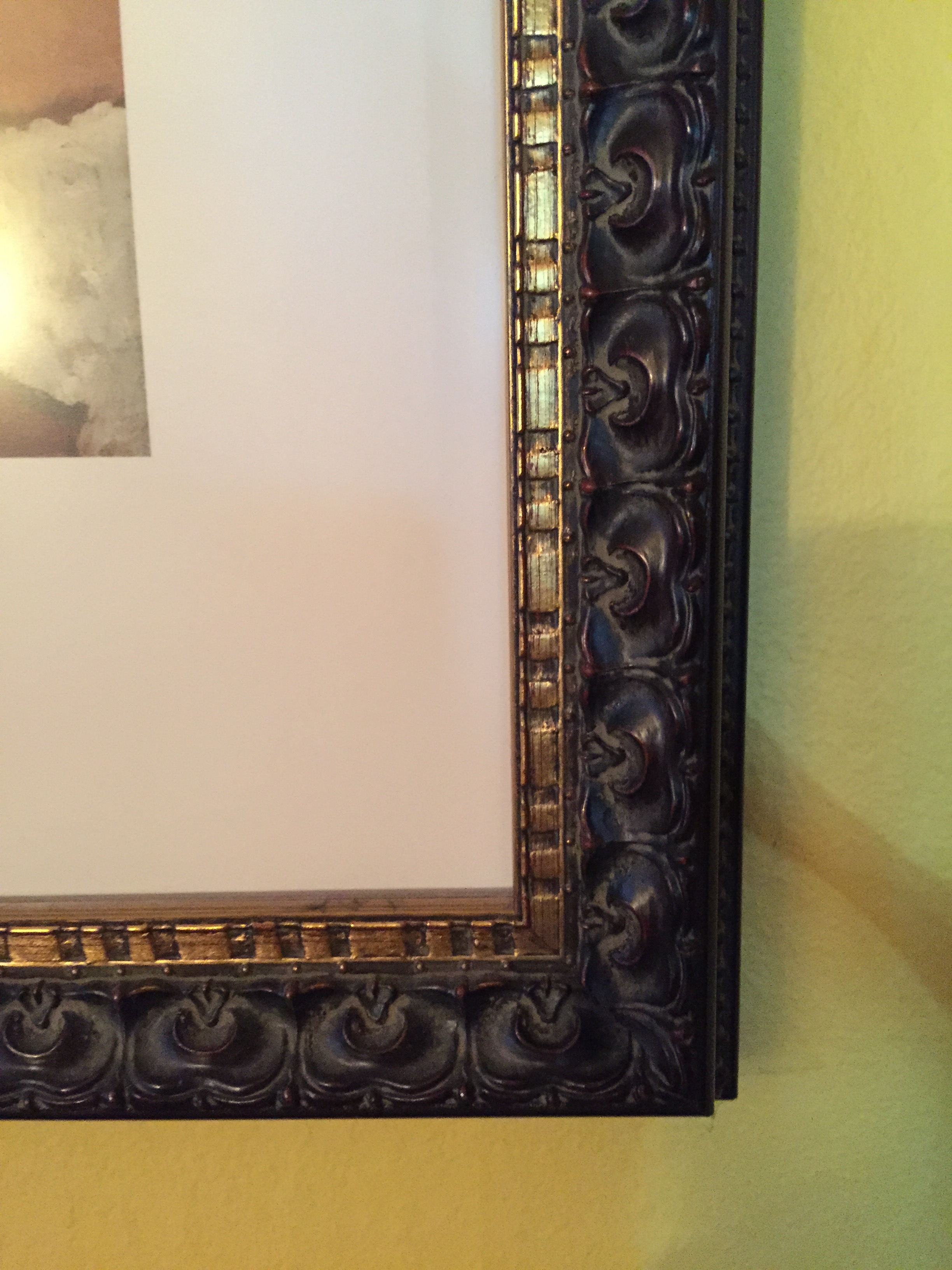 museum print. framed with spacers