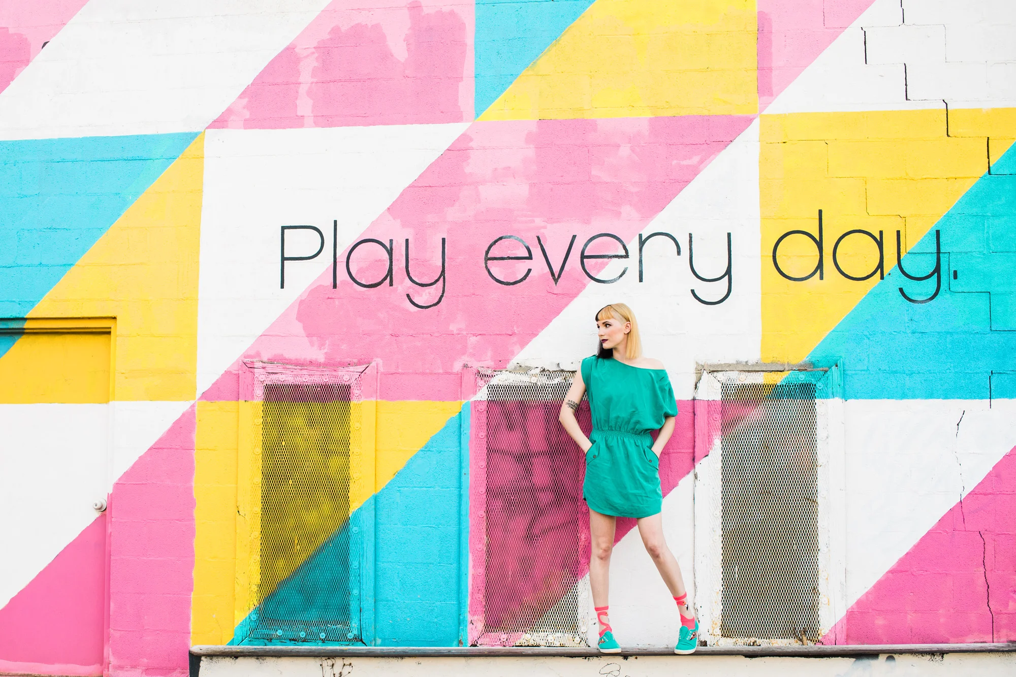 Sarah Hooker Photography | Color Fanatic: Play Every Day, Model Gabriela MacArdle, MUA Tia Hixon, Asheville NC