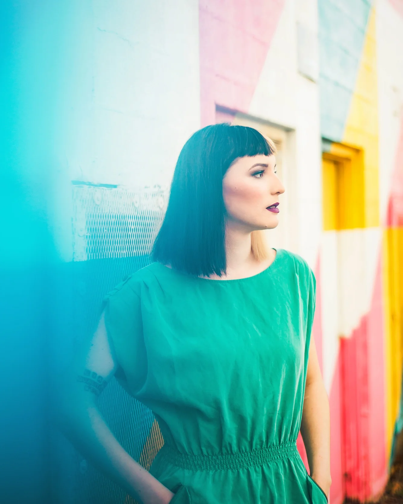 Sarah Hooker Photography | Color Fanatic: Play Every Day, Model Gabriela MacArdle, MUA Tia Hixon, Asheville NC